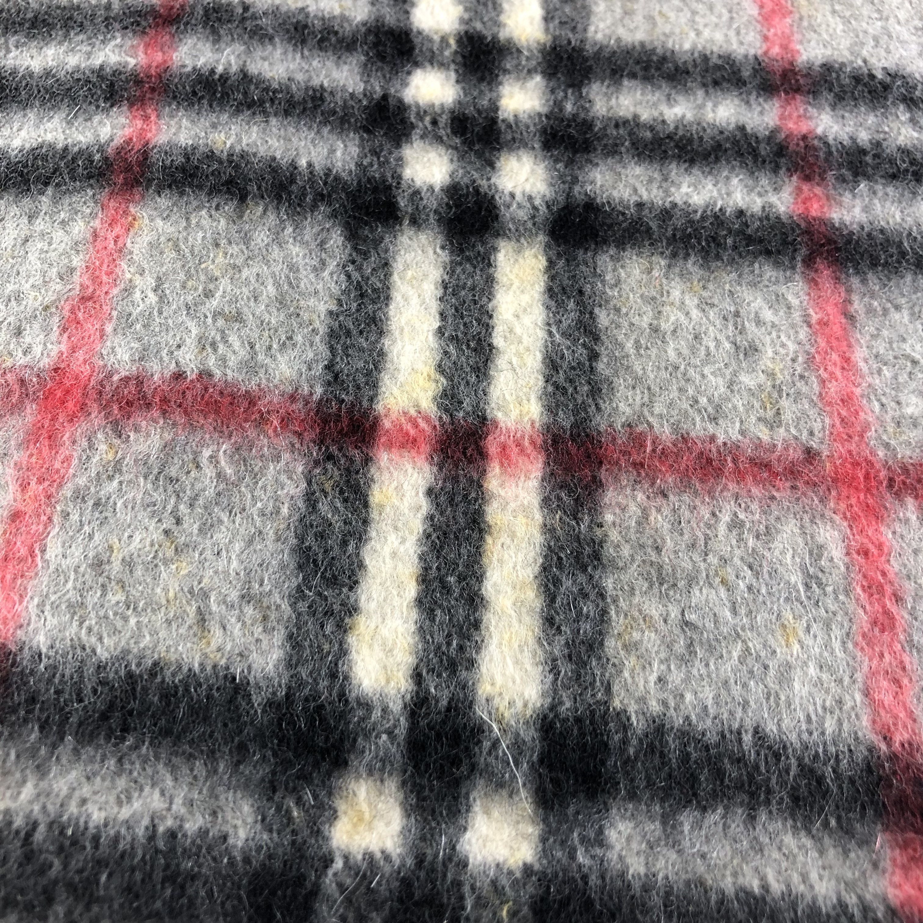 Burberry Burberrys Nova Check Grey Cashmere Scarf Muffler V1779 Size ONE SIZE - 7 Thumbnail