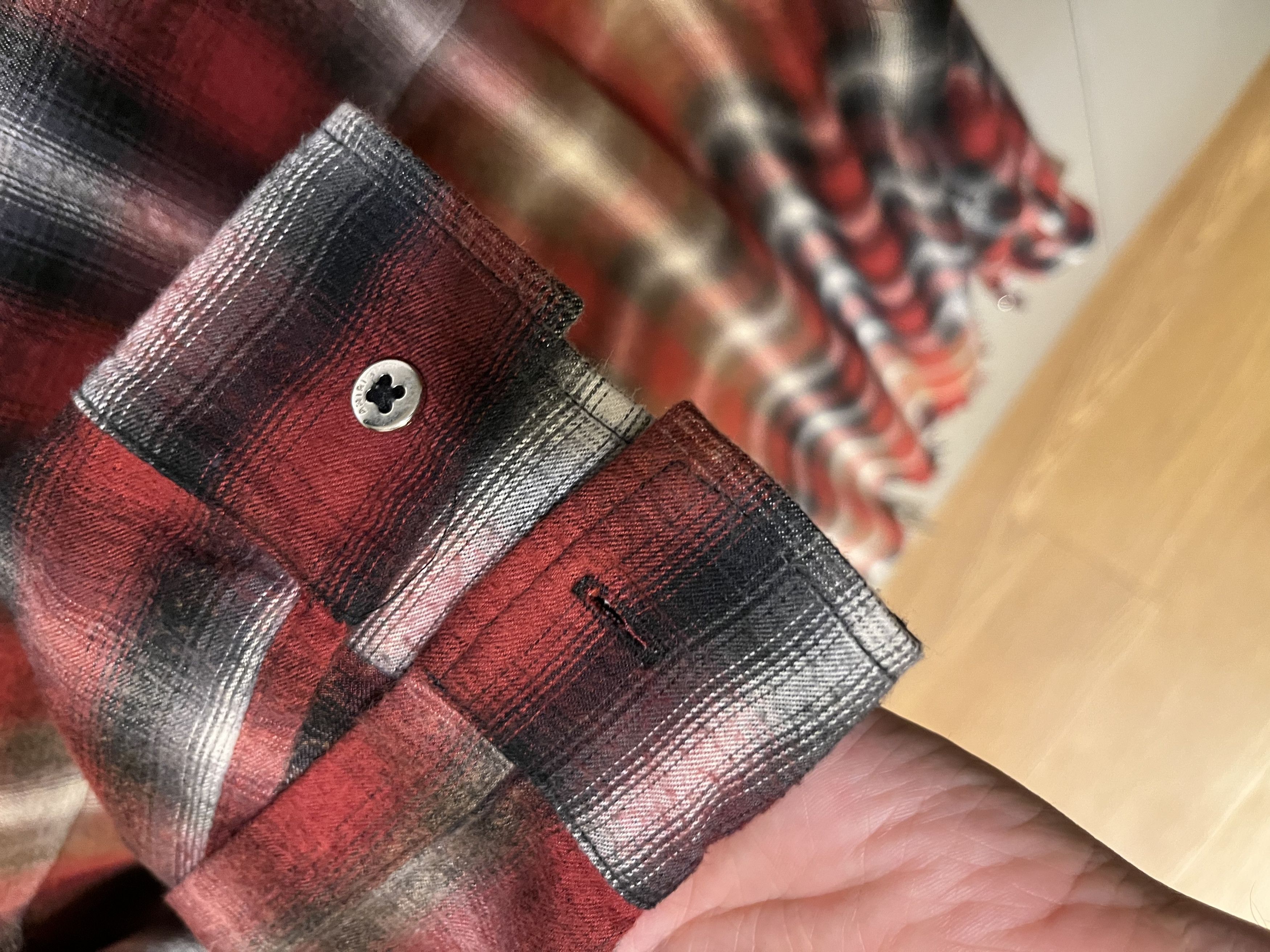 Amiri flannel shirt