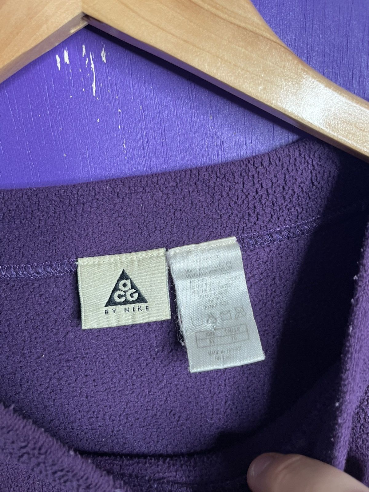 Nike ACG × Vintage Vintage 00s Nike ACG FIT zip pocket fleece crewneck Size US XL / EU 56 / 4 - 4 Thumbnail