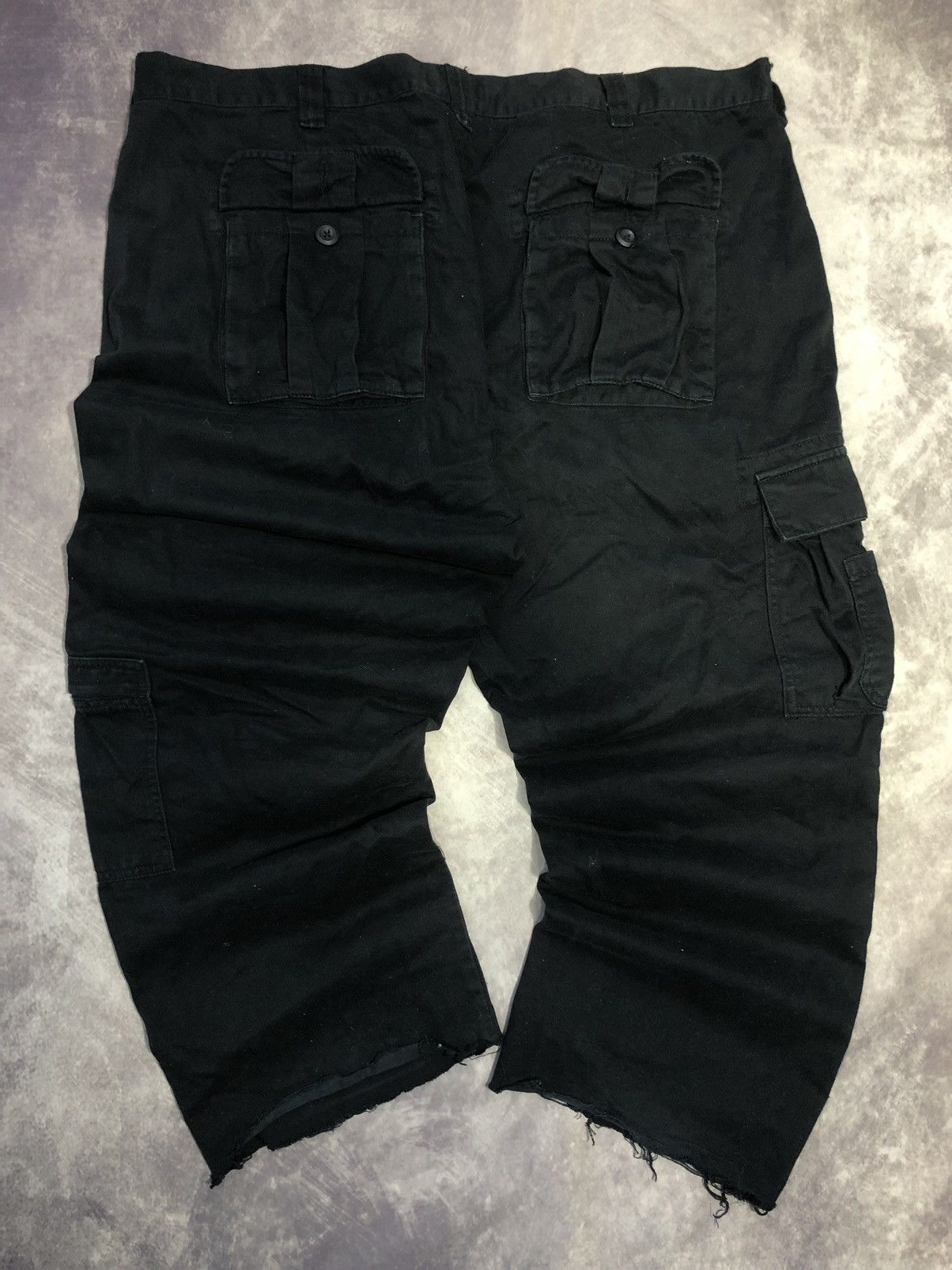 JNCO Vintage Bugle Boy Double Knee Cargo Jeans Y2K Size US 36 / EU 52 - 10 Thumbnail