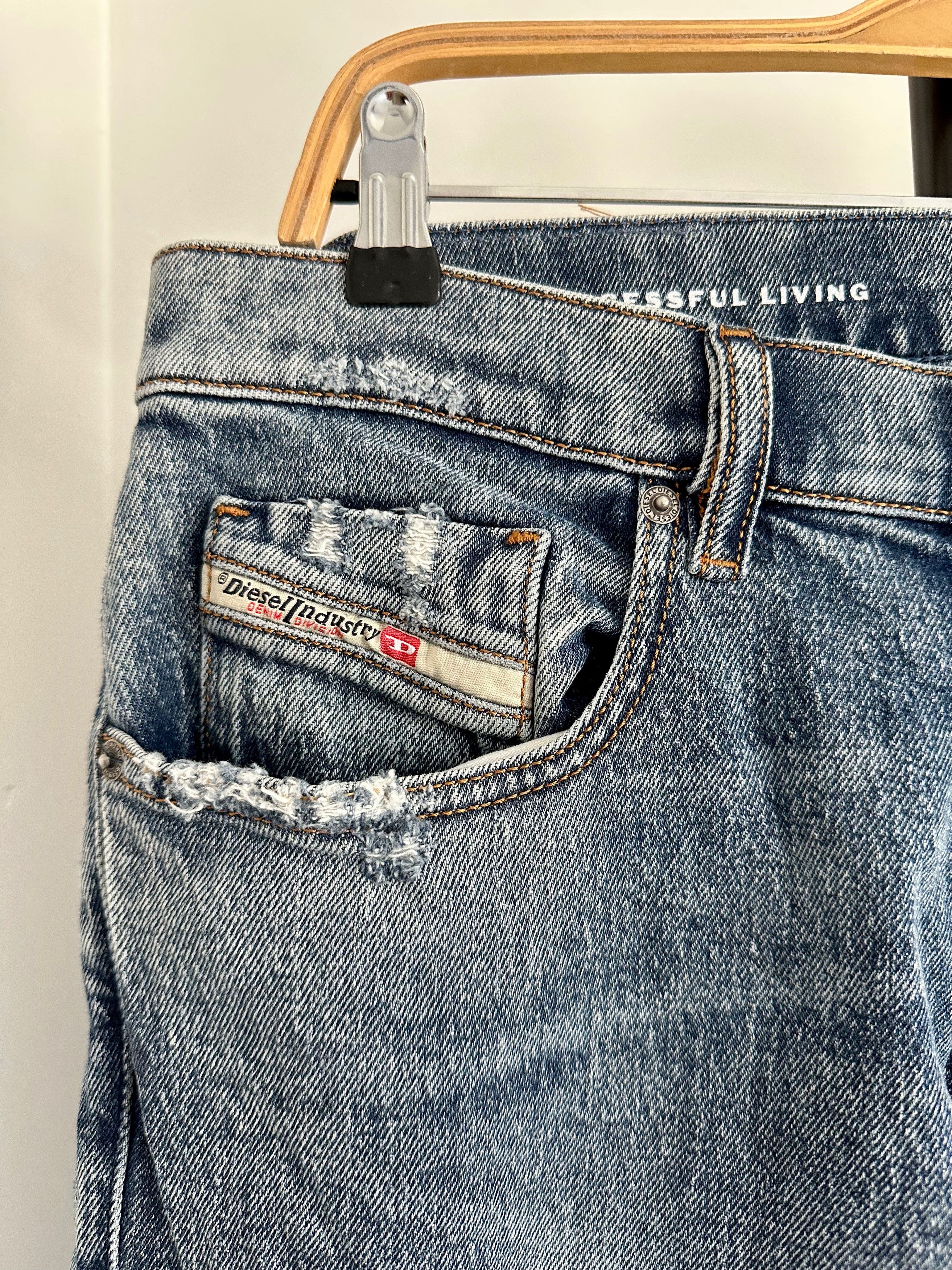 Diesel DIESEL D-Strukt 2019 Slim Denim Pants jeans Size US 32 / EU 48 - 6 Thumbnail