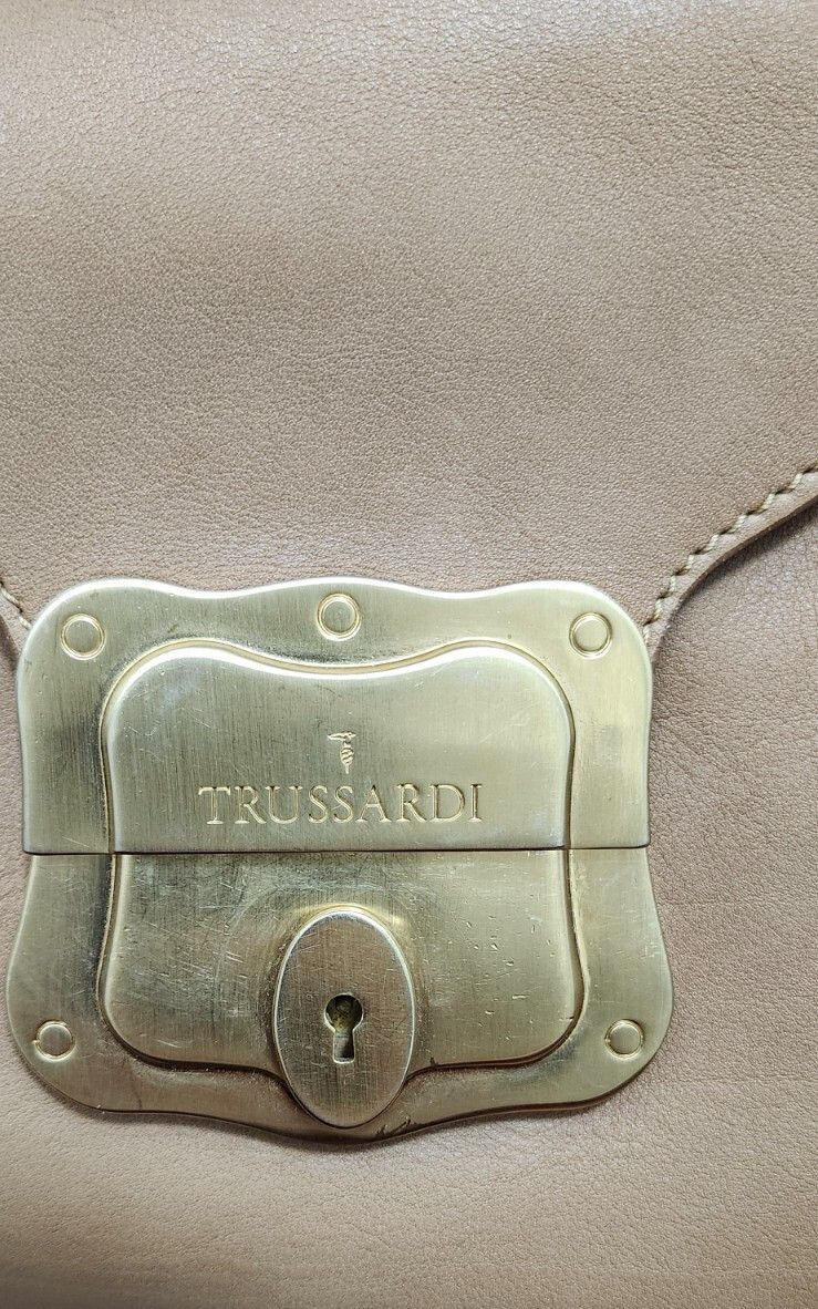 Trussardi TRUSSARDI Baguette Clip Shopper Shoulder Push Lock Handbag Size ONE SIZE - 3 Thumbnail