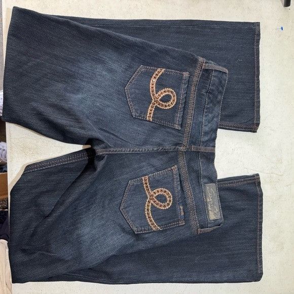 Seven 7 Seven7 For All Man Kind Women’s Indigo Bootcut Jeans Sz 10 Size 28" / US 6 / IT 42 - 7 Thumbnail