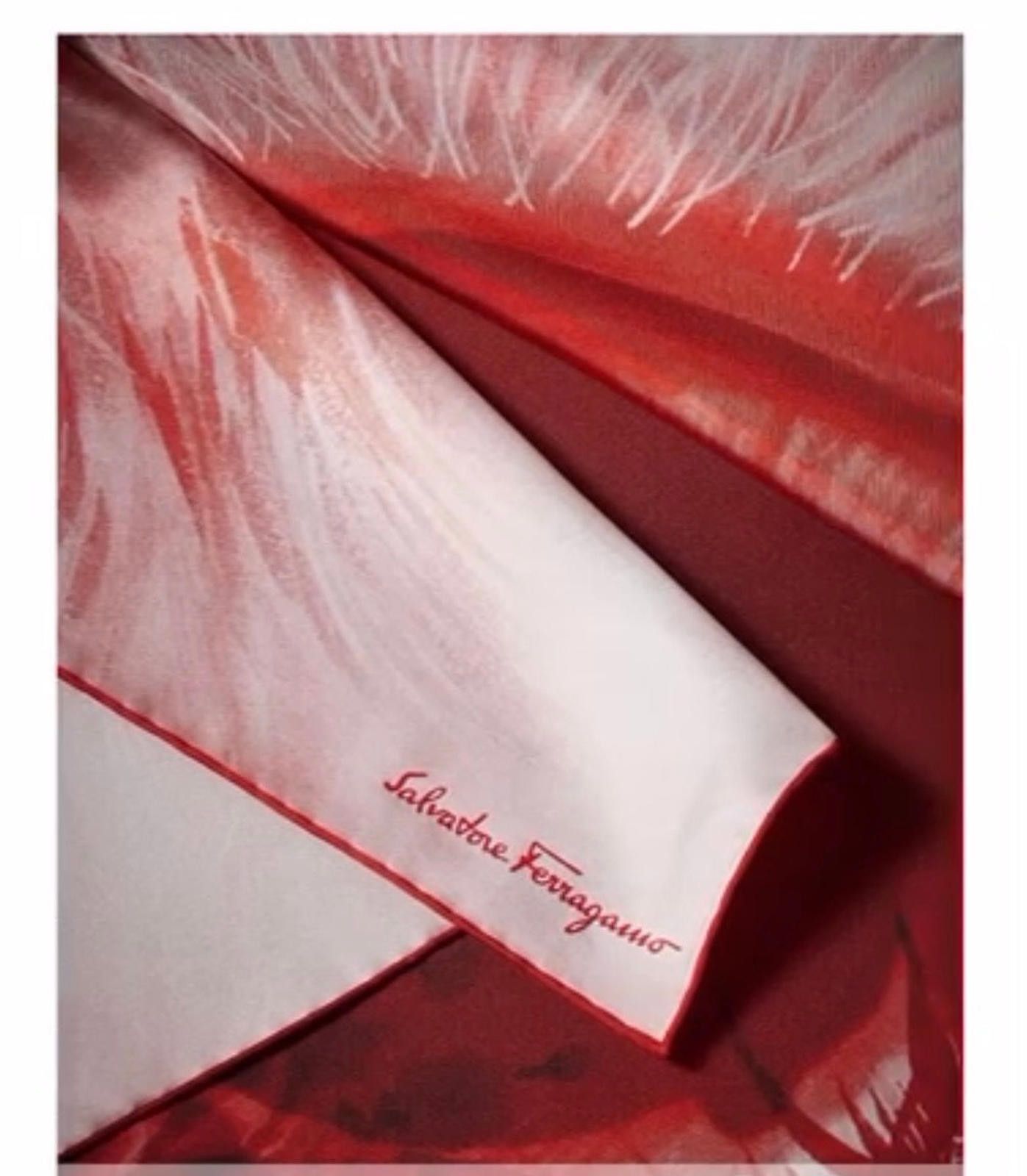 Salvatore Ferragamo Ferragamo Eye Print Silk Scarf Size ONE SIZE - 2 Thumbnail