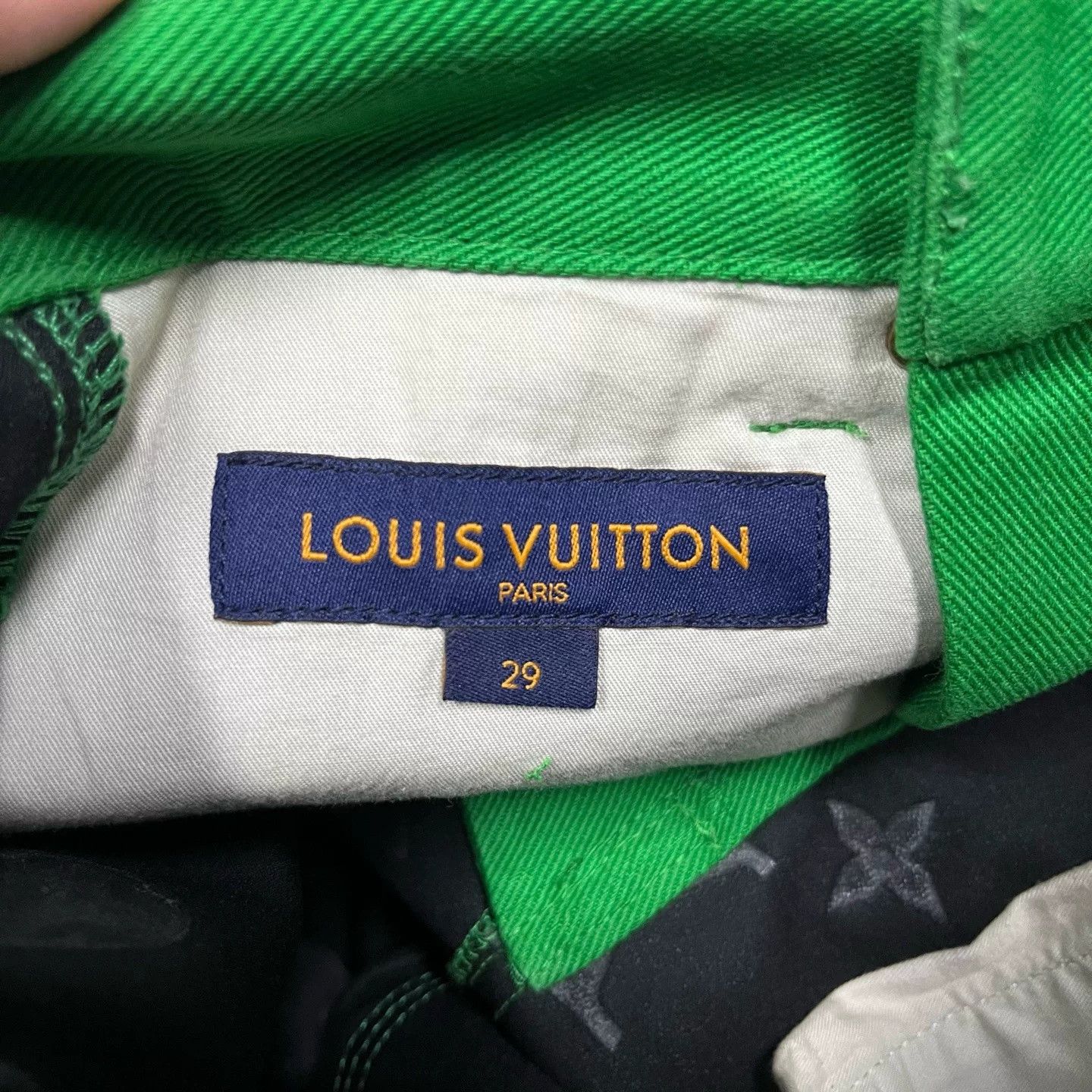 Louis Vuitton Louis Vuitton Green Cargo Jeans Size US 29 - 4 Thumbnail