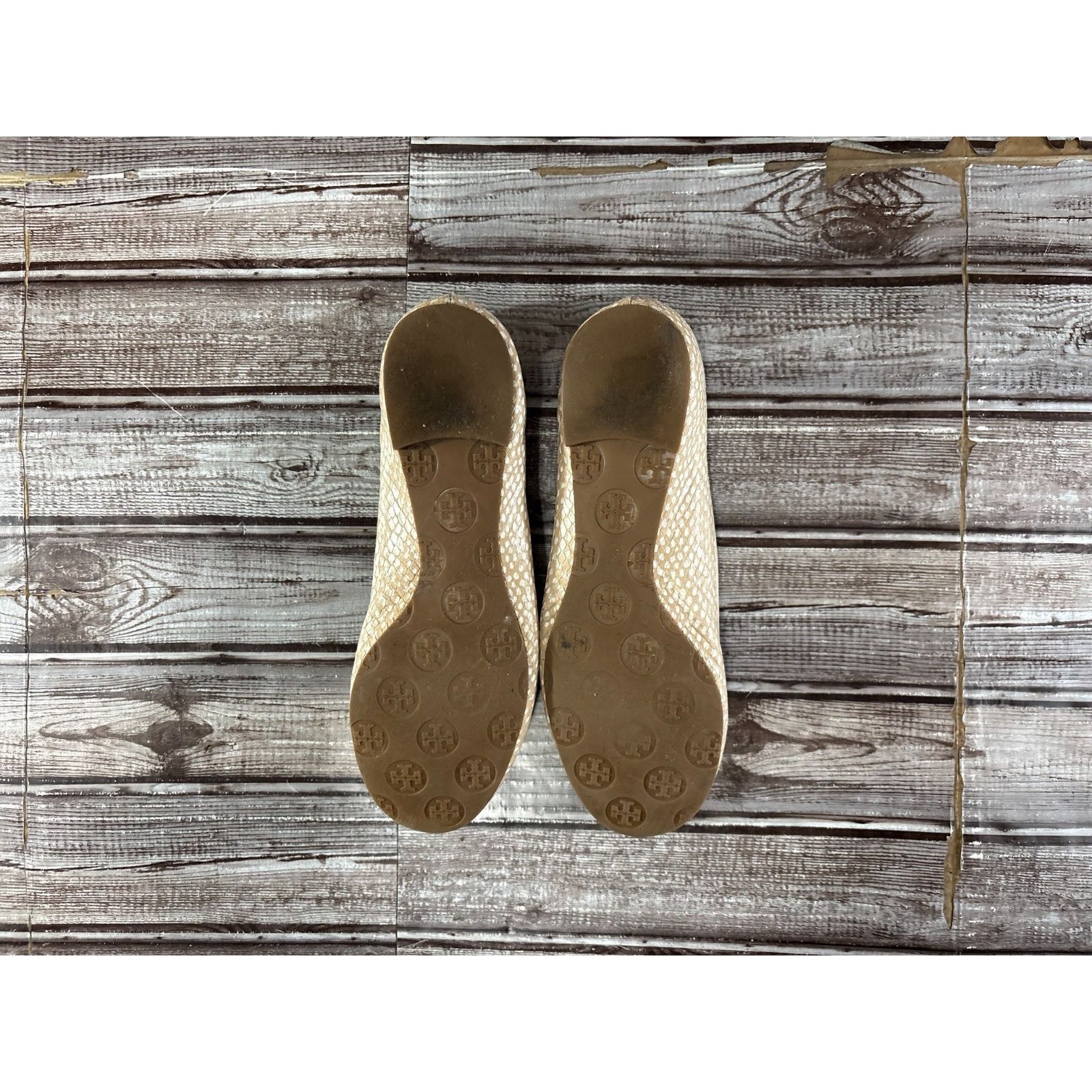 Tory Burch Tory Burch Napa Leather Minnie Travel Ballet Flat Size 7.5 M Size US 7.5 / IT 37.5 - 7 Thumbnail