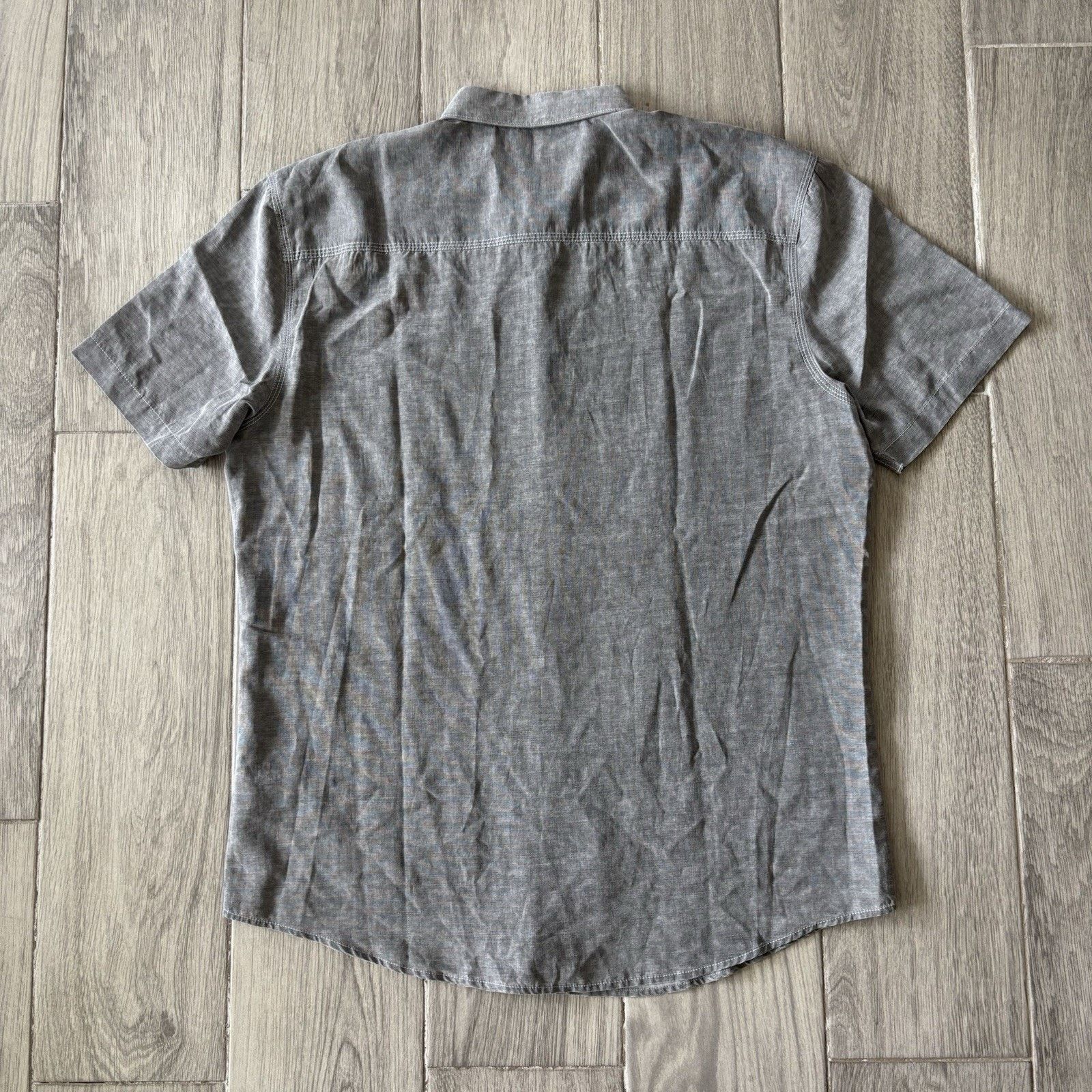 Other Nicoby Linen Blend Shirt Button Up Grey Men’s XXL NWT Size US XXL / EU 58 / 5 - 4 Thumbnail