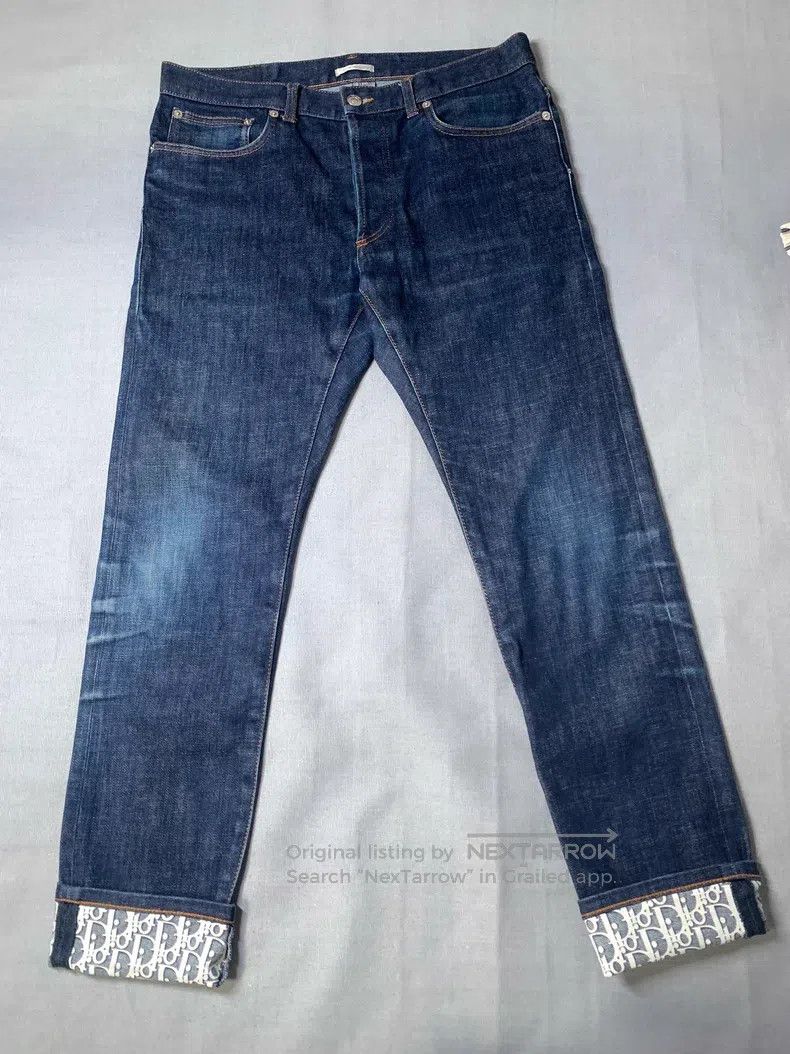 Dior Dior Hem Printed Jeans Size US 31 - 3 Thumbnail