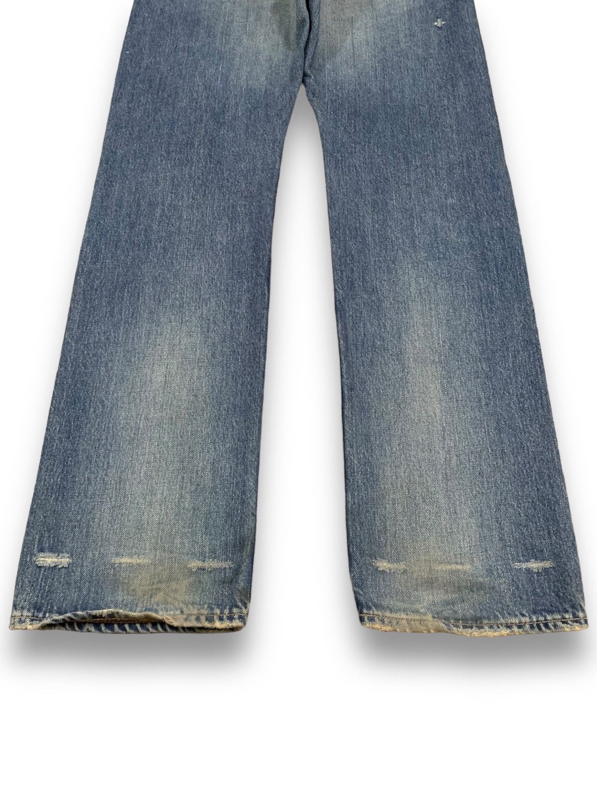 Hysteric Glamour Vintage Hysteric Glamour Selvedge Studded Distressed Jeans Size US 31 - 16 Thumbnail