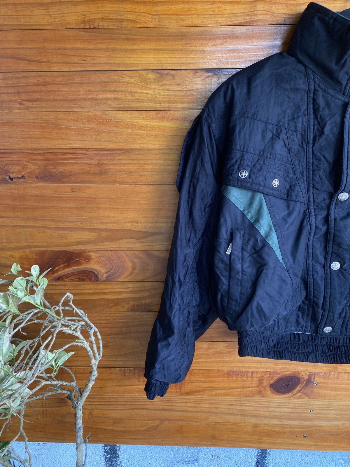 Yamaha Vintage 90s YAMAHA For Sports Enthusiasts BlackBomber Jacket Size US M / EU 48-50 / 2 - 7 Thumbnail