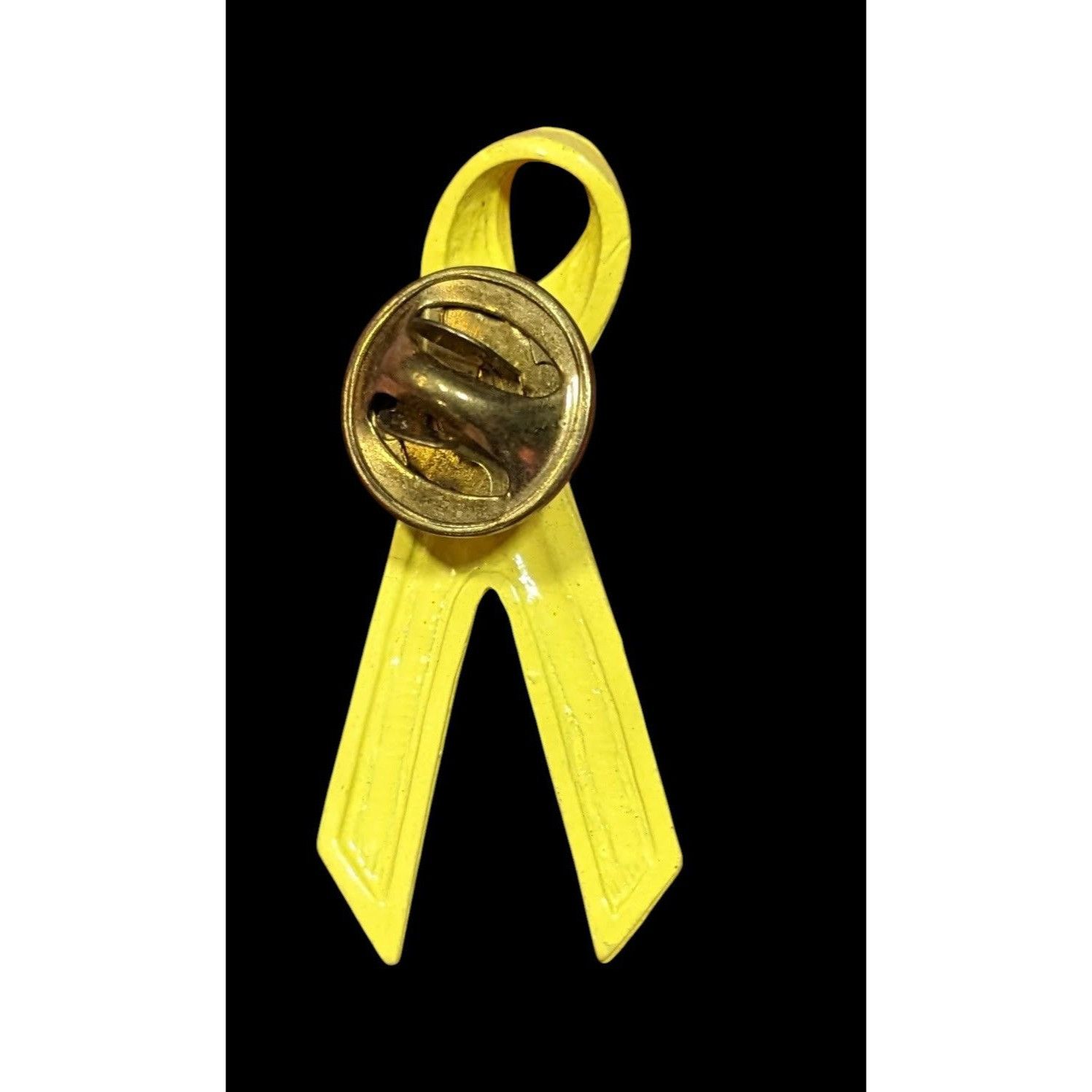 Other Yellow Ribbon Enamel Over Metal Lapel Pin Size ONE SIZE - 2 Thumbnail