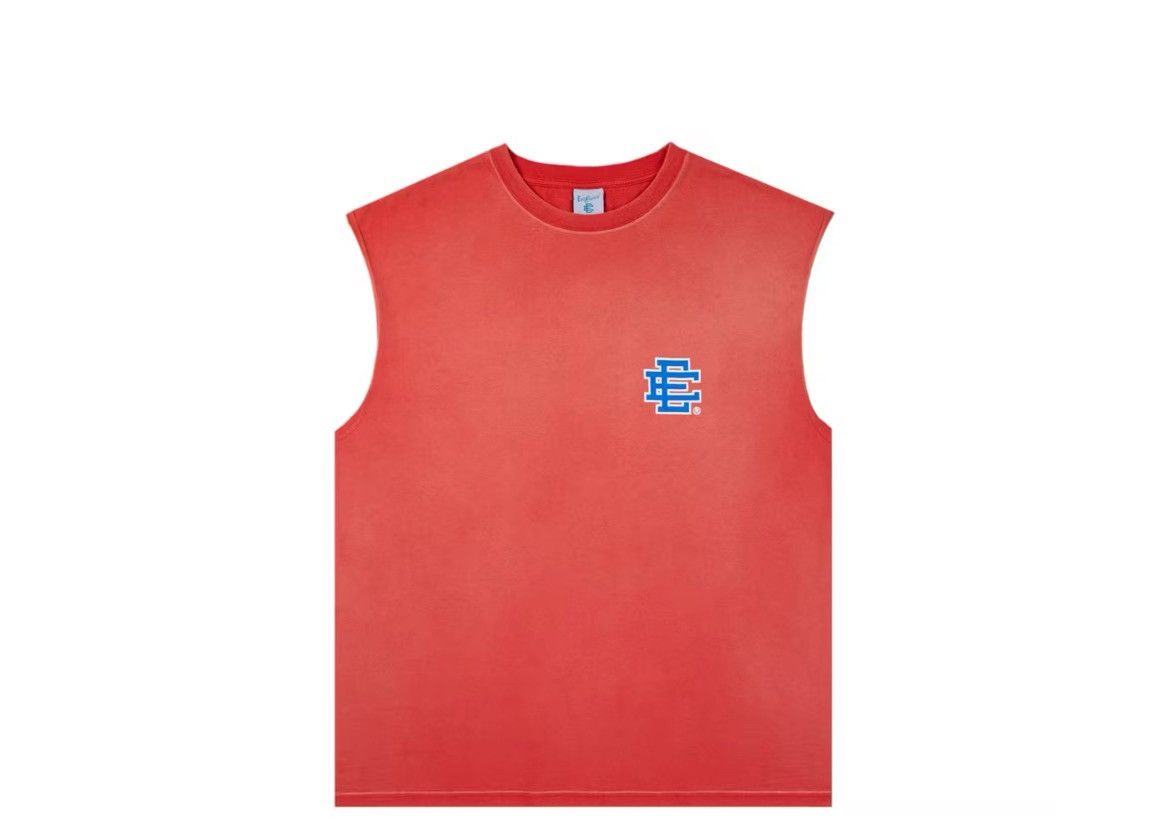 Eric Emanuel Eric Emanuel cutoff sleeveless tank washed red large Size US L / EU 52-54 / 3 - 1 Thumbnail