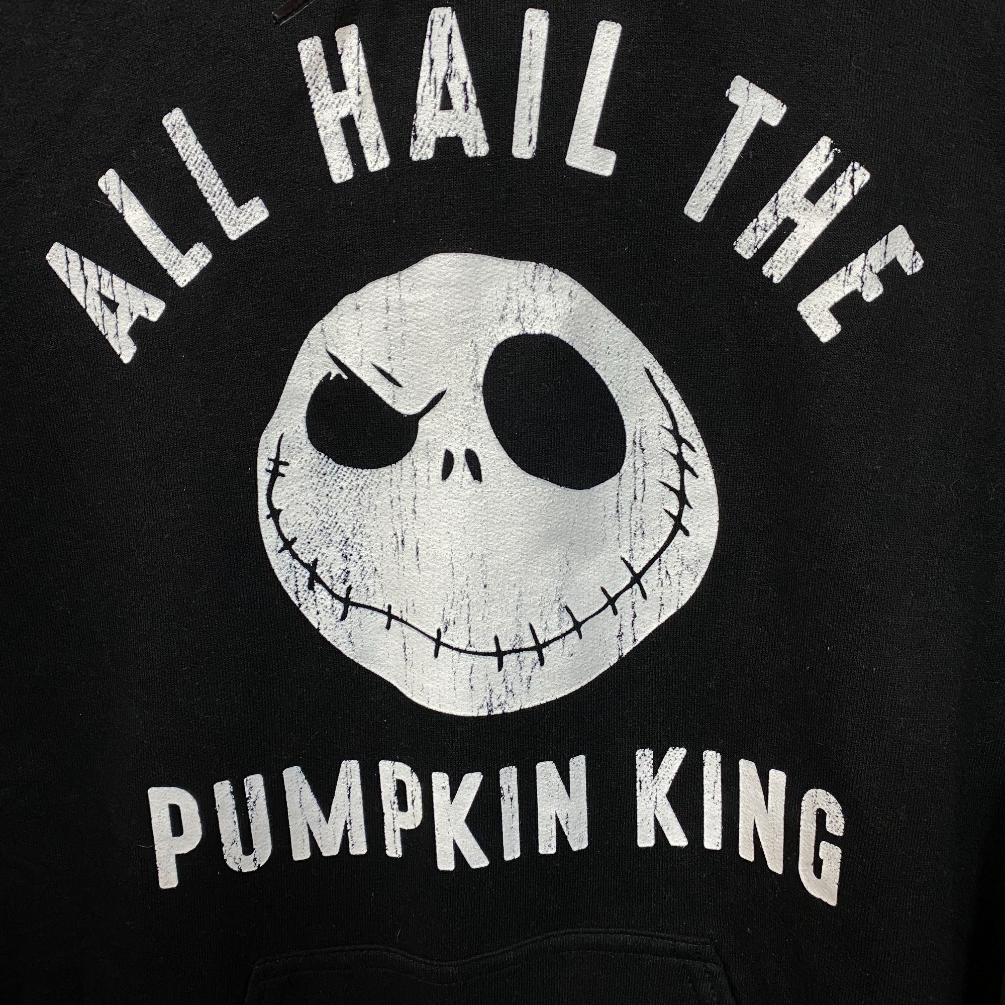 Disney Jack Skellington All Hail The Pumpkin King Hoodie size XS Size US XS / EU 42 / 0 - 2 Thumbnail