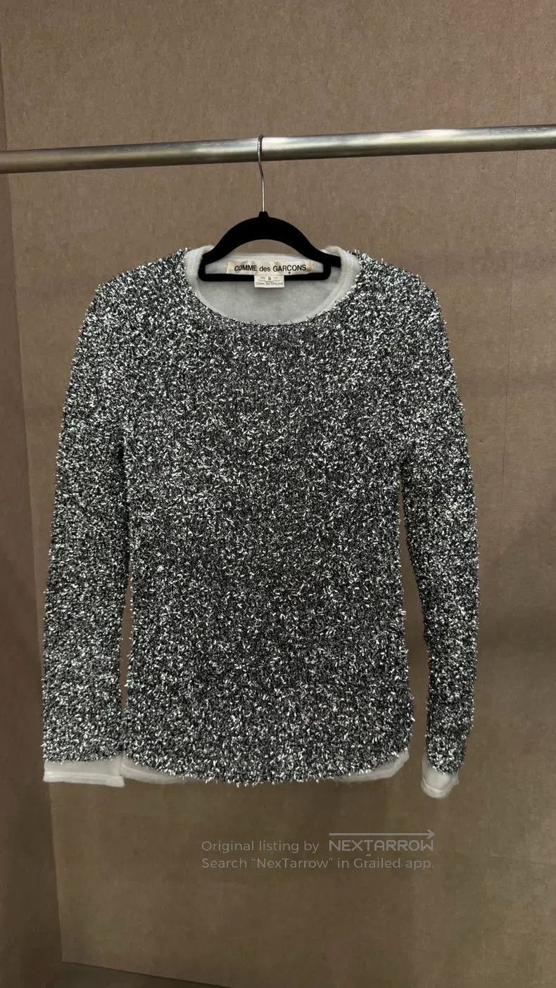 Comme des Garcons Comme Des Garcons Shiny Sequin Double Layer Top Size S / US 4 / IT 40 - 1 Thumbnail