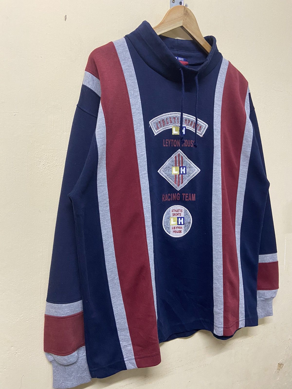 Japanese Brand × Vintage Vintage Leyton House Racing Team Logo Sweashirt Size US L / EU 52-54 / 3 - 3 Thumbnail