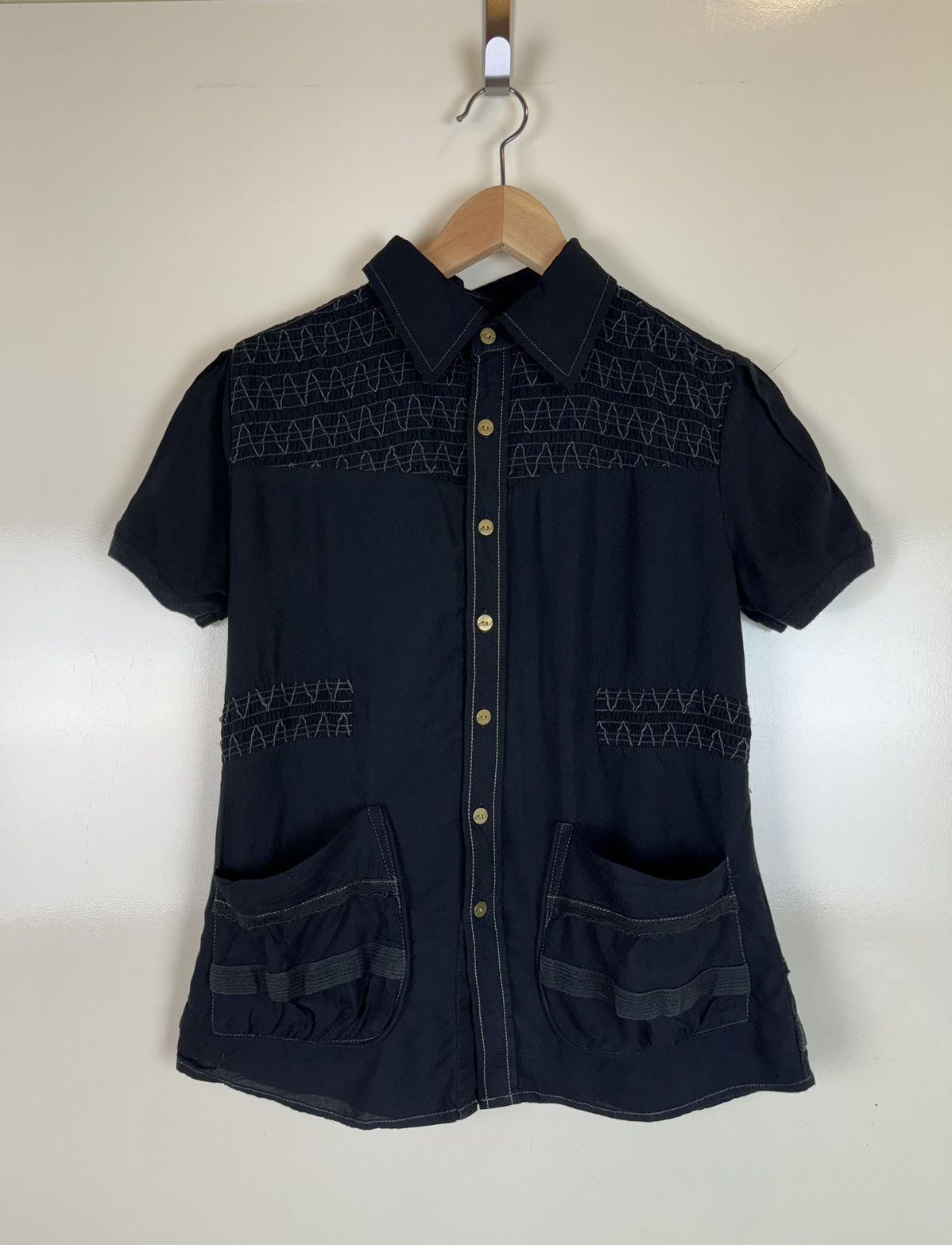 Diesel Diesel y2k opium grange button up shirt gothicgorp core xs Size XS / US 0-2 / IT 36-38 - 1 Thumbnail