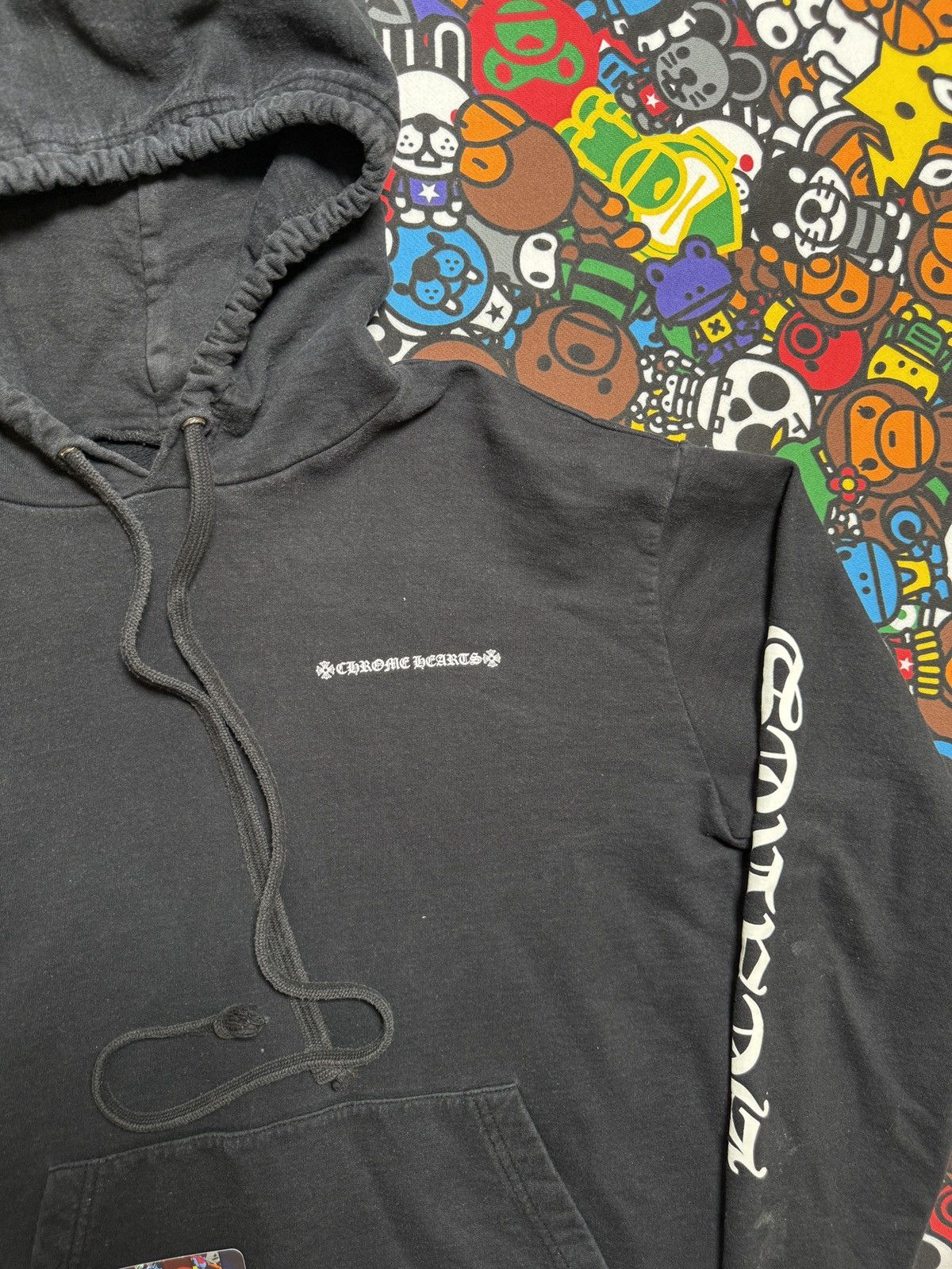 Chrome Hearts Chrome Hearts Black Multi Cross Logo Hoodie Size US S / EU 44-46 / 1 - 4 Thumbnail
