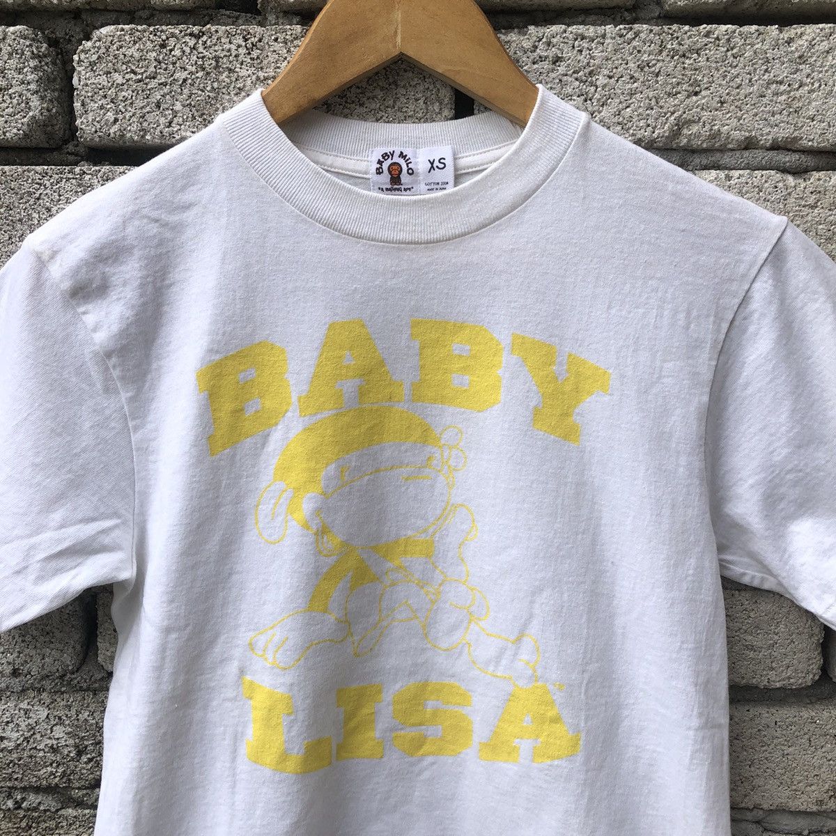 Bape Vintage Bape Baby Millo Baby Lisa Tshirt Size XS / US 0-2 / IT 36-38 - 2 Thumbnail