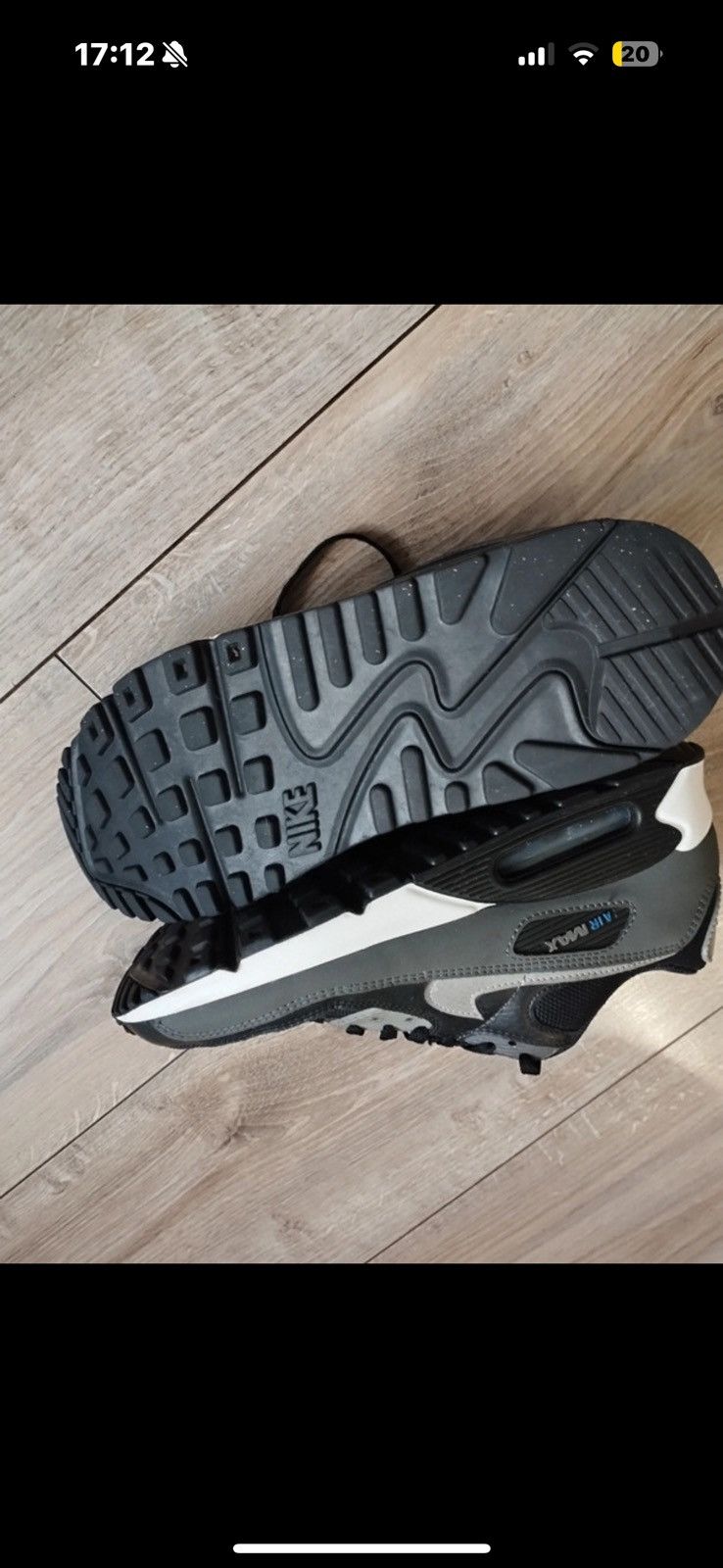 Nike Nike Air Max 90 size 42,5 black grey sneakers Size US 9 / EU 42 - 11 Thumbnail
