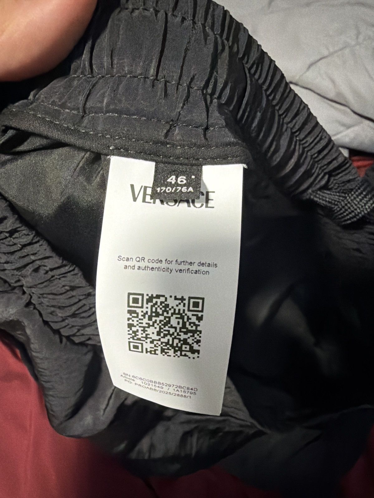 Versace Versace Nylon Style Track Pants Size US 30 / EU 46 - 8 Thumbnail