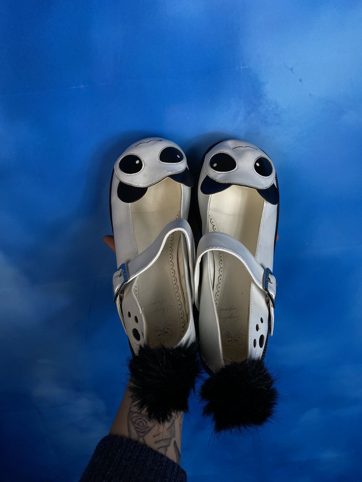 Japanese Brand × Vintage RARE❗️LOLITA JAPAN PANDA SHOES Y2K ( men’s ) Size US 10.5 / EU 43-44 - 6 Thumbnail