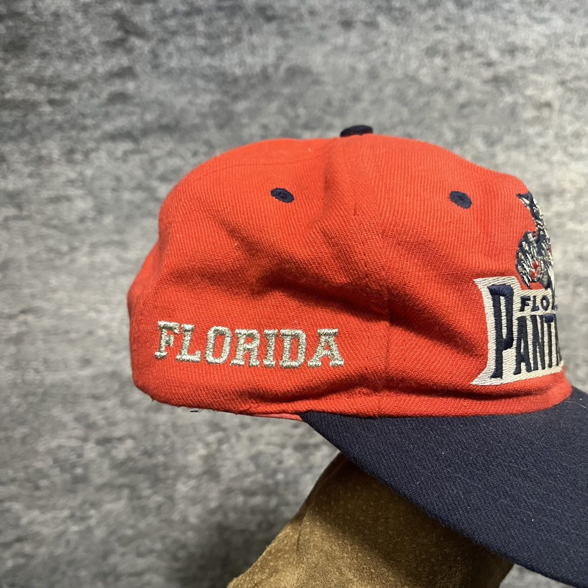 NHL Vintage 90s Florida Panthers NFL Embroidered Snapback Hat Size ONE SIZE - 3 Thumbnail