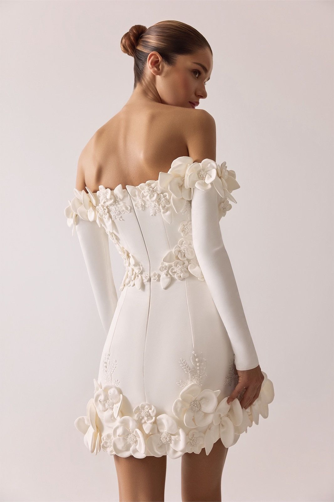 Other Vivienne Atelier “Jasmine EL” Bridal Mini Dress Size M / US 6-8 / IT 42-44 - 2 Thumbnail