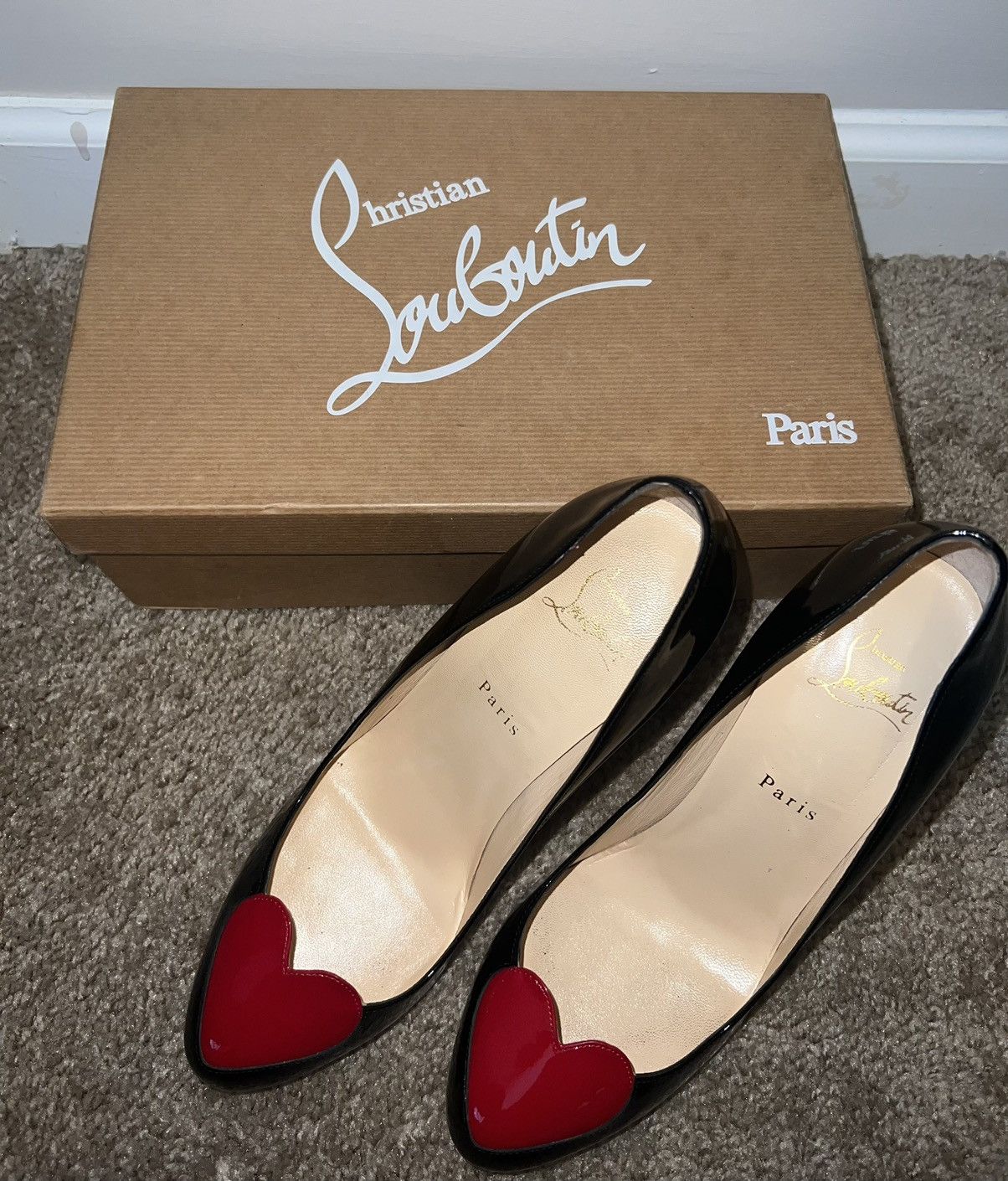 Christian Louboutin Christian Louboutin DORACORA 100 PATENT Size US 10.5 / IT 40.5 - 3 Thumbnail