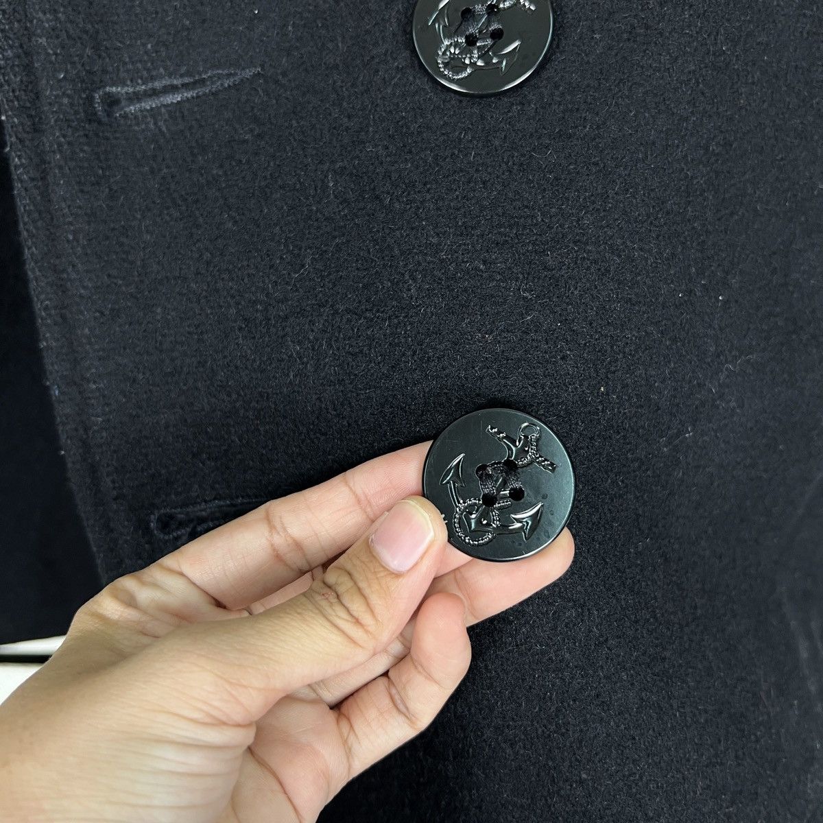 Schott 🔥 VINTAGE SCHOTT NAVY PEACOATS JACKET SIZE 34 MADE IN USA Size US S / EU 44-46 / 1 - 14 Thumbnail