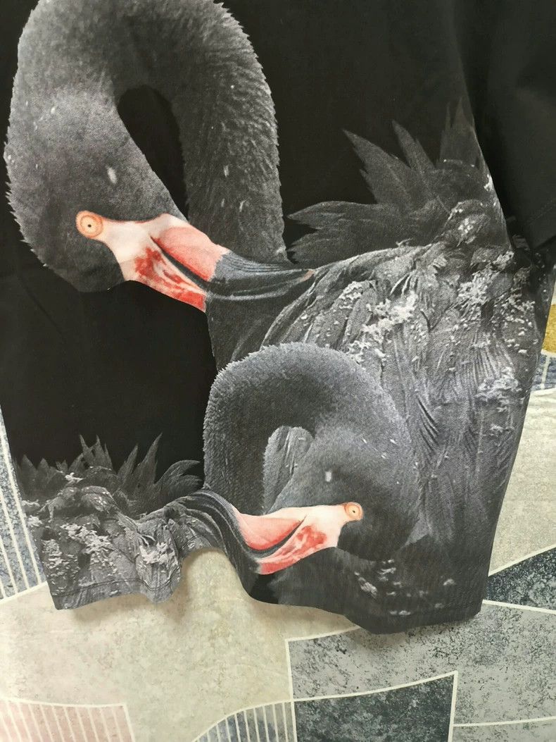 Givenchy Givenchy Summer New European Trendy Swan Flamingo Printed Size US L / EU 52-54 / 3 - 3 Thumbnail