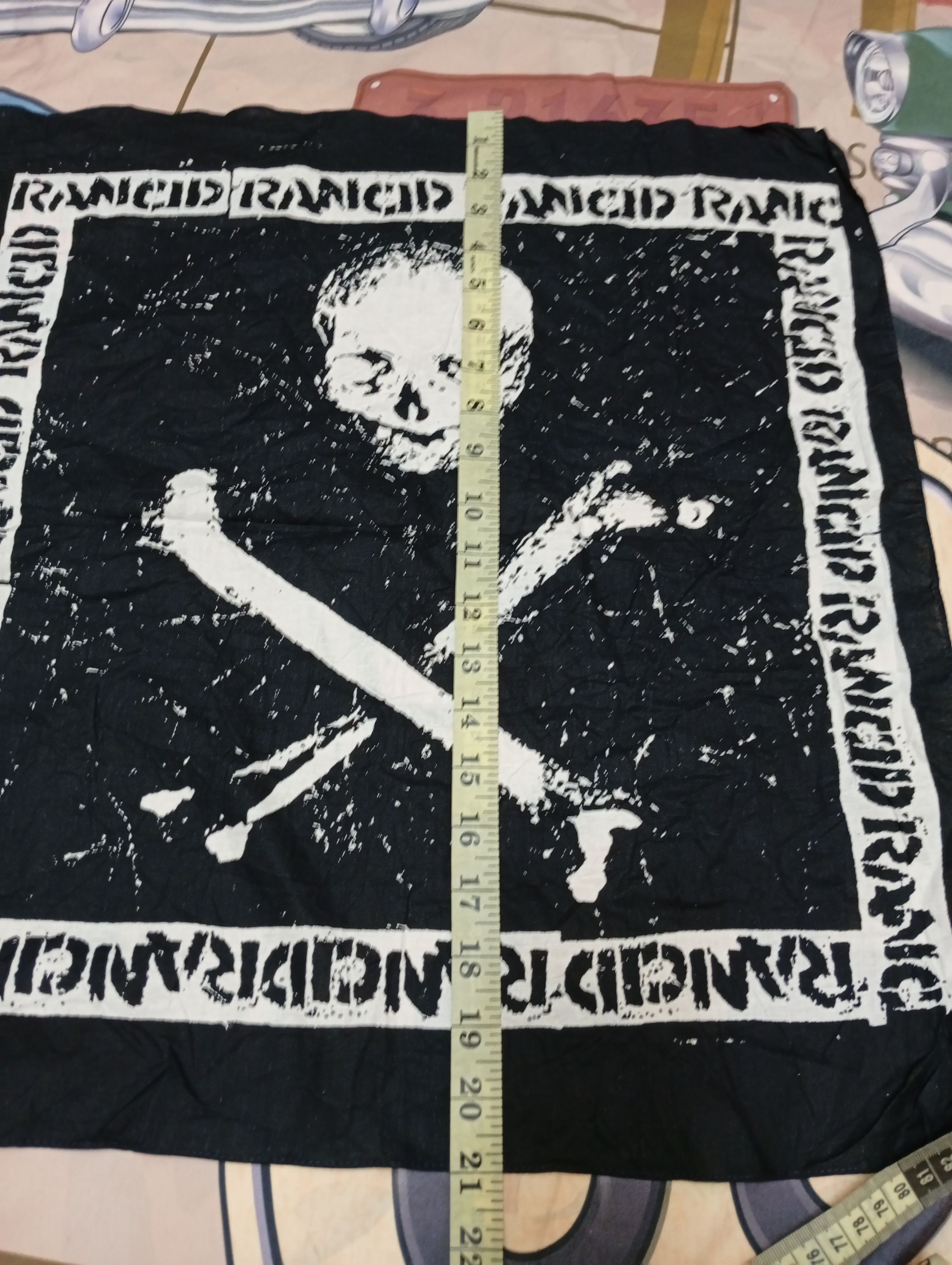 Punk and Yo Handkerchief X bandana X rancid band Size ONE SIZE - 3 Thumbnail