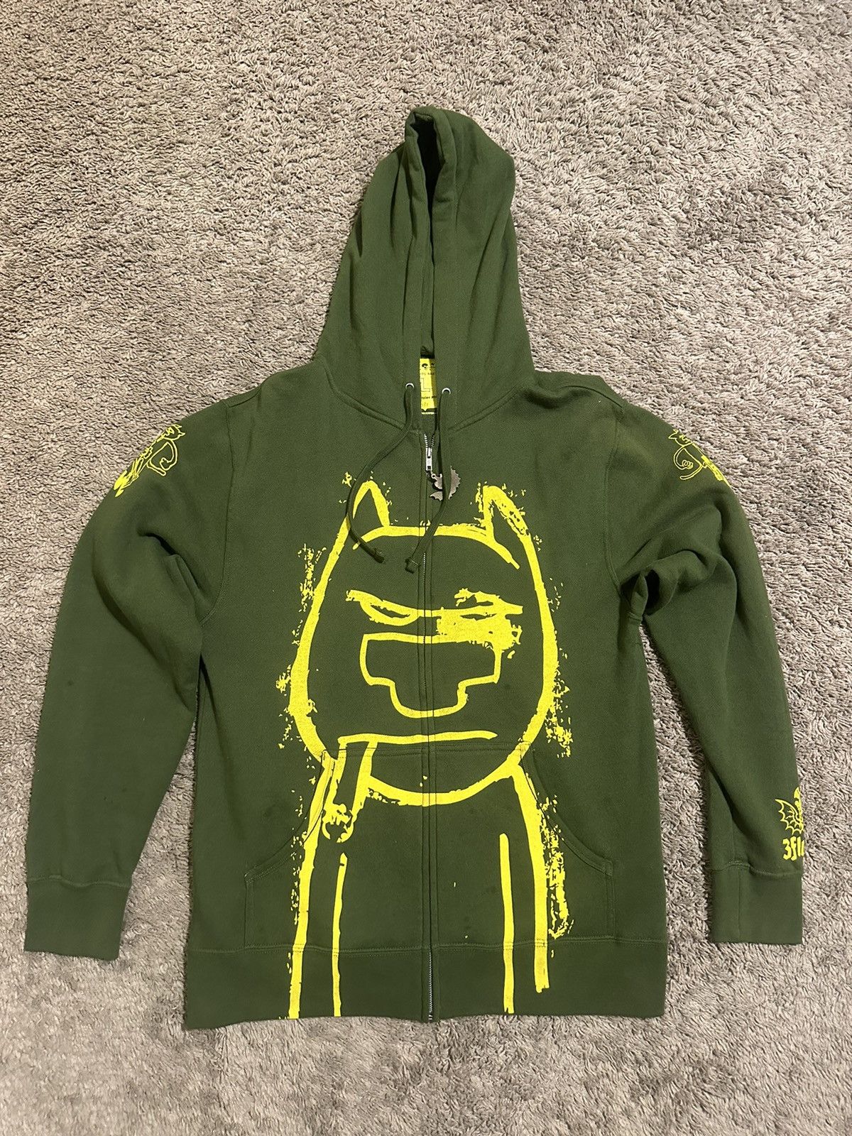 image of Nike x Vintage Three Floyds Gumballhead Hoodie 00S Size Large in Green, Men's