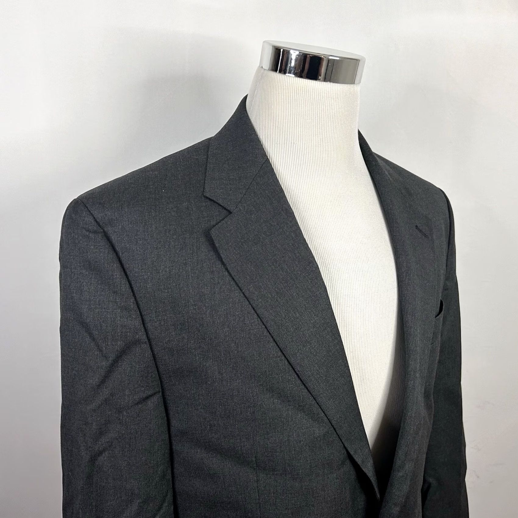 Ralph Lauren Ralph Lauren LRL 44R Sport Coat 100% Wool Gray Two Button Lined Vented Jacket Coat Mens Size US XS / EU 42 / 0 - 2 Thumbnail