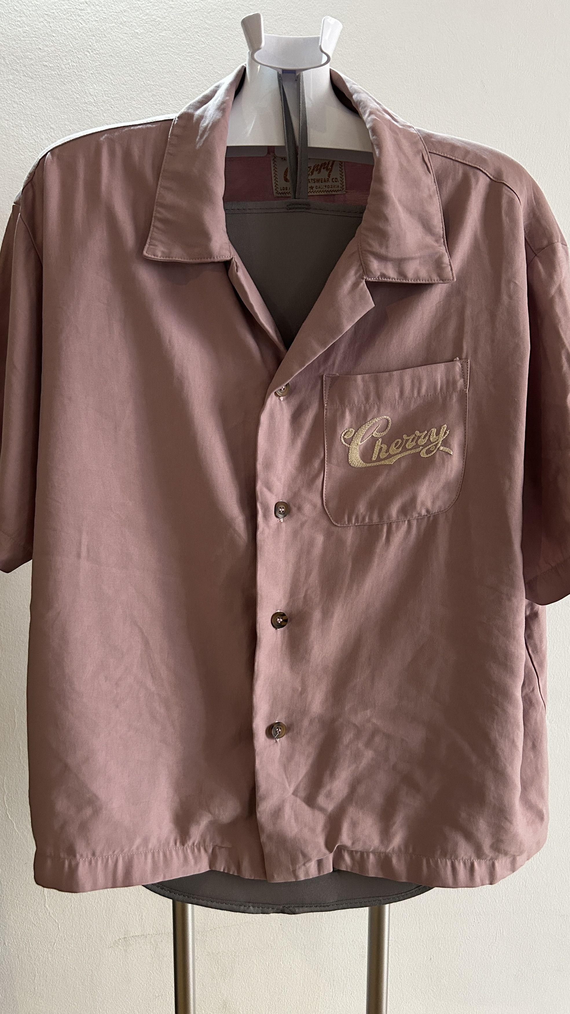 Cherry LA Cherry Los Angeles Camp Collar Logo Embroidered Twill Shirt Size US L / EU 52-54 / 3 - 1 Thumbnail