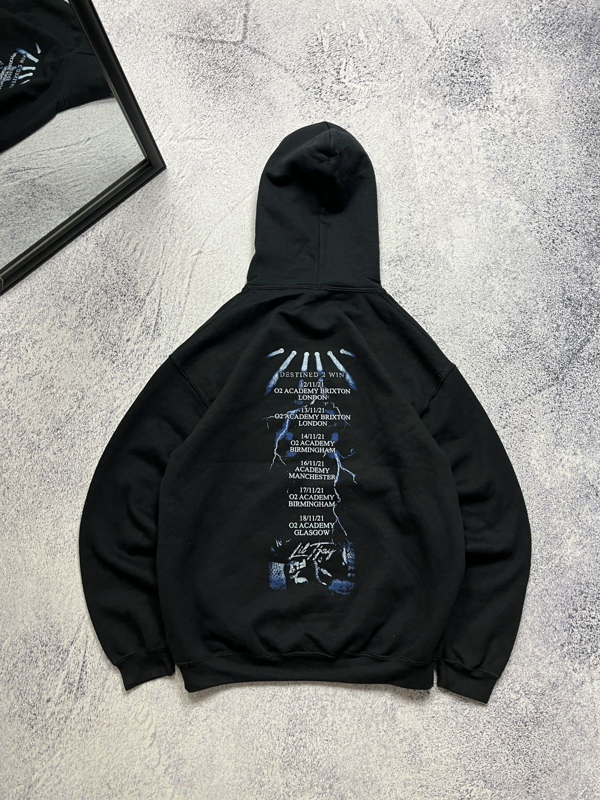 Band Tees × Rap Tees Lil Tjay Destined 2 Win 2021 Tour Hoodie Rare Size US M / EU 48-50 / 2 - 6 Thumbnail