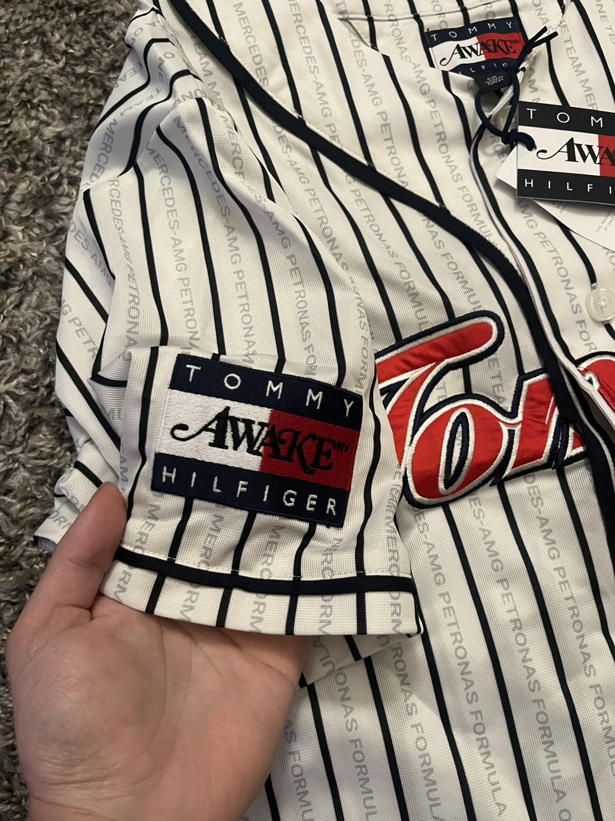 Tommy Hilfiger Awake x Tommy Hilfiger AMG collab baseball jersey Size US M / EU 48-50 / 2 - 6 Thumbnail