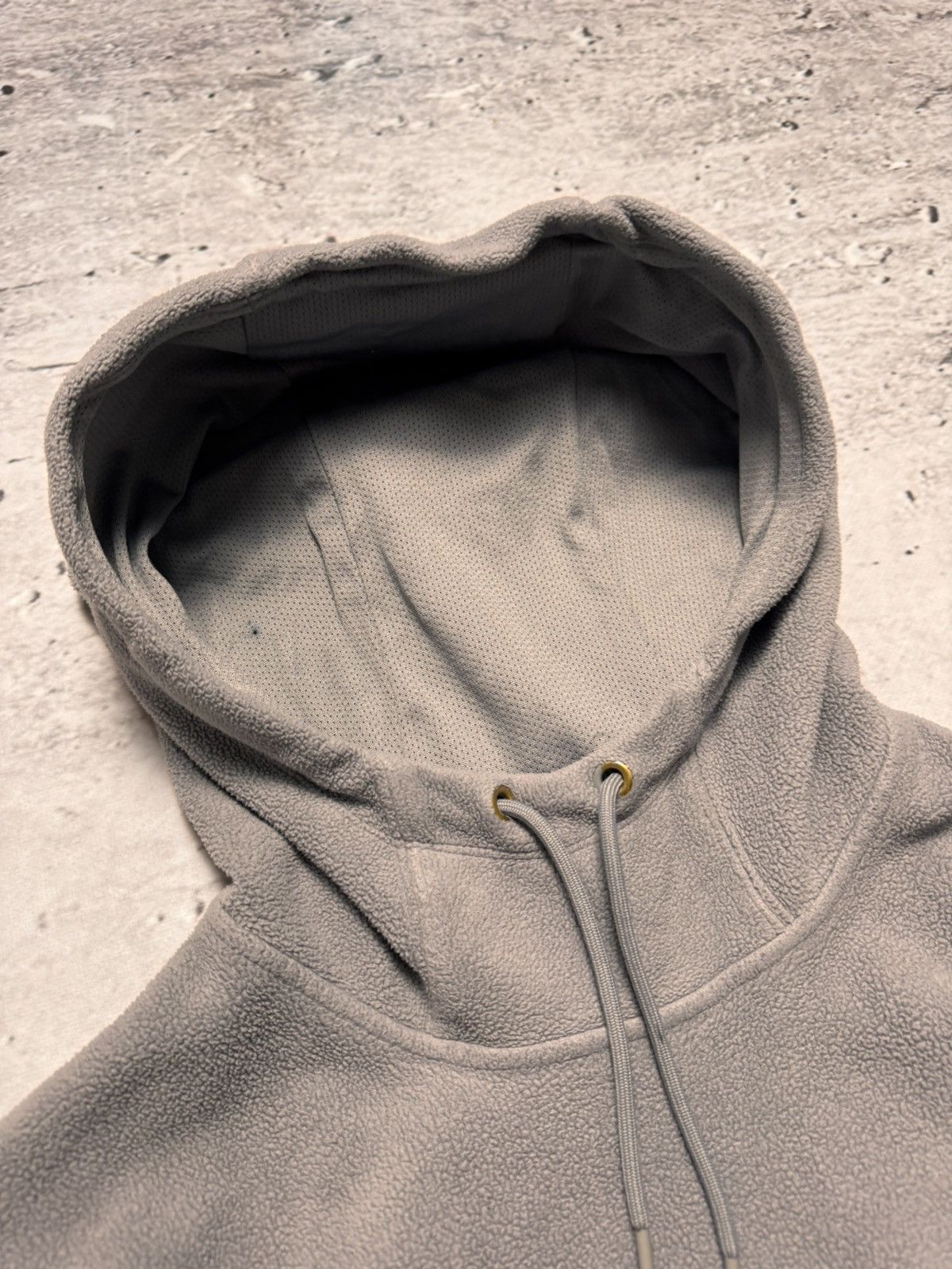 Nike × Vintage NIKE TEDDY FLEECE VINTAGE CENTER LOGO OVERSIZE BOXY HOODIE Size US S / EU 44-46 / 1 - 6 Thumbnail