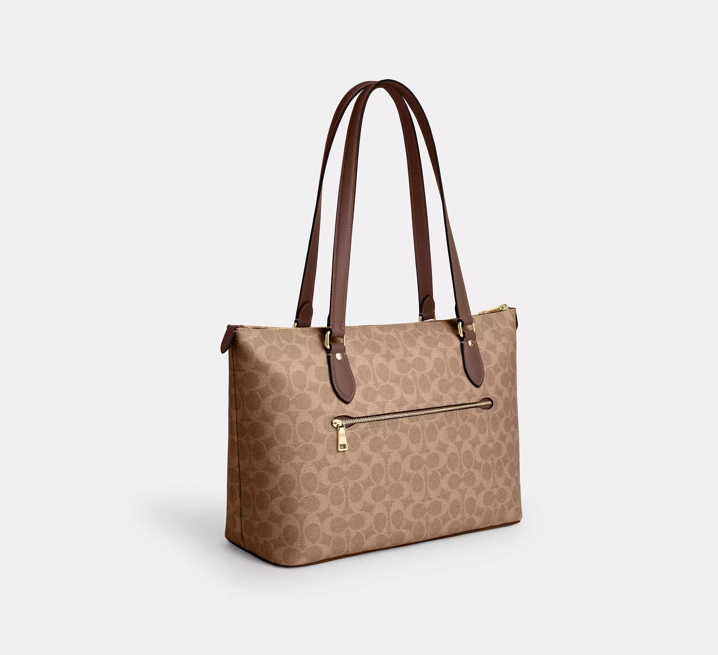 Coach Gallery Tote Bag In Signature Canvas CW381 Size ONE SIZE - 8 Thumbnail