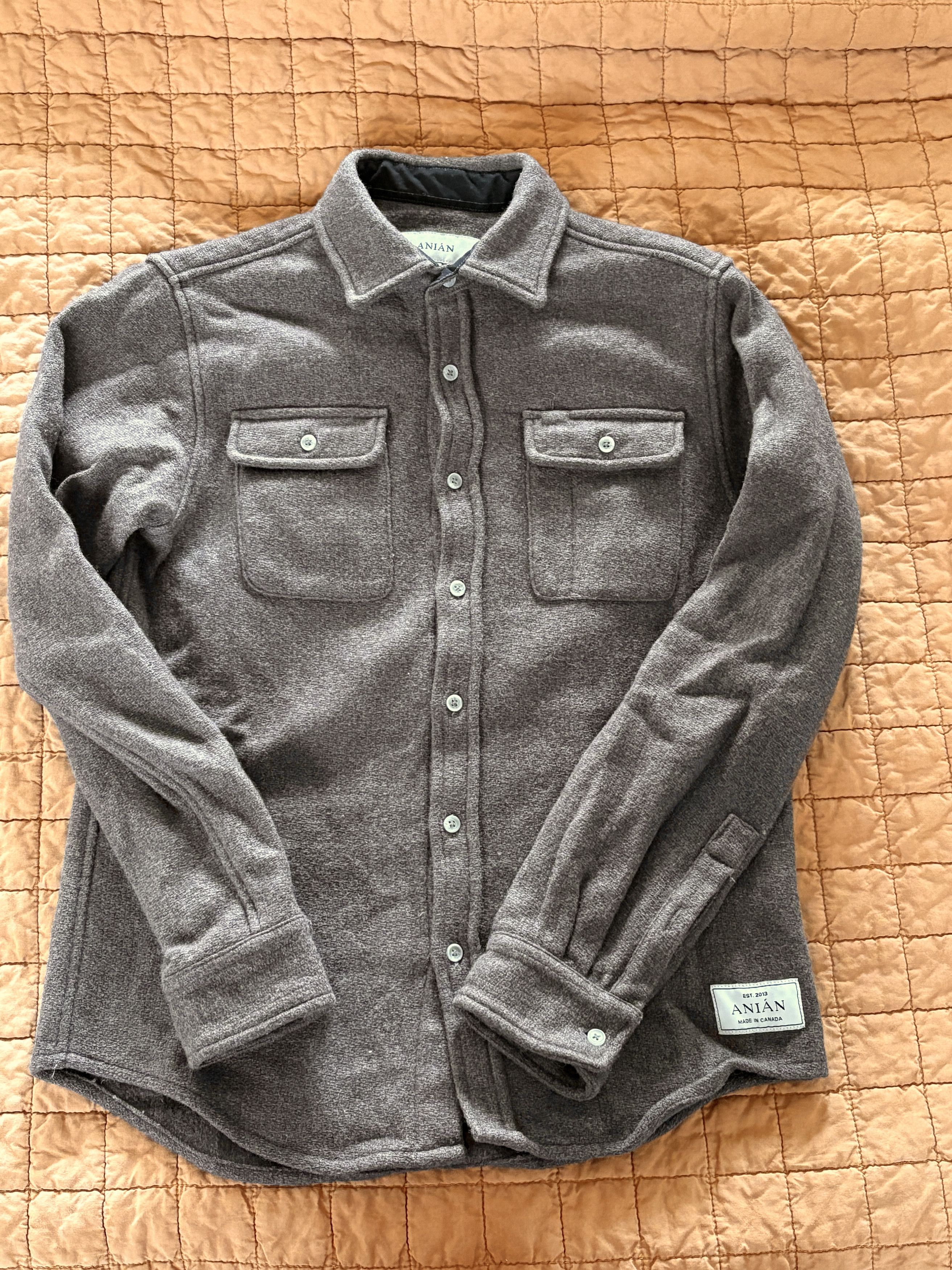 Other Anian Berlino Recycled Wool Overshirt -- Made in Canada Size US S / EU 44-46 / 1 - 1 Thumbnail