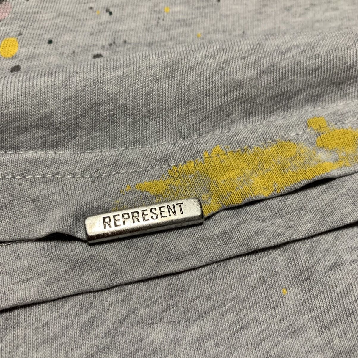 Represent Clo. Represent Small Bespoke Commissions Grey Tee Paint Splatter Size US S / EU 44-46 / 1 - 8 Thumbnail