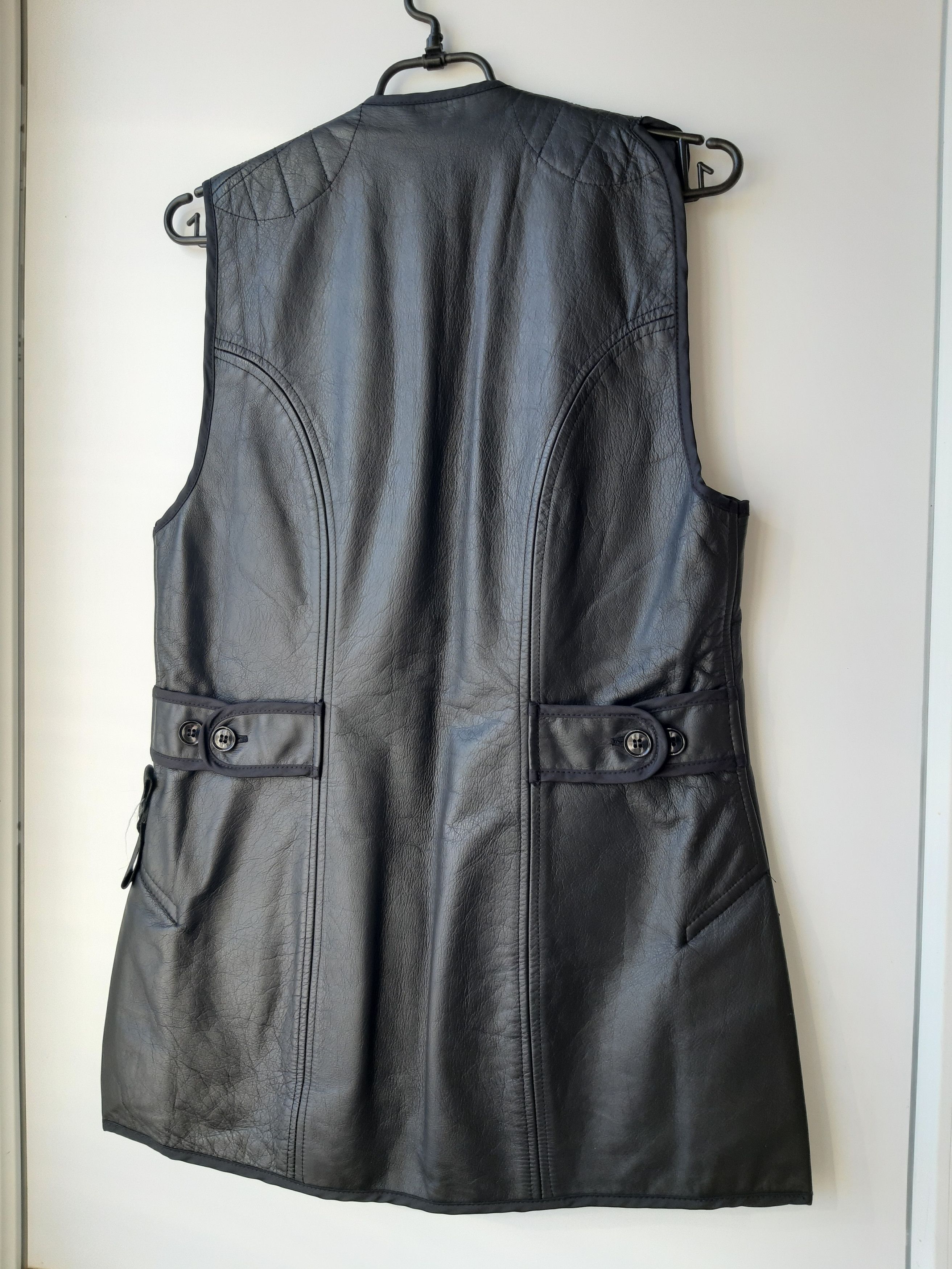 Barbour × Vintage Barbour G1650 Langdale Nova Leather Men's Hunter Vest Gilet Size US M / EU 48-50 / 2 - 8 Thumbnail