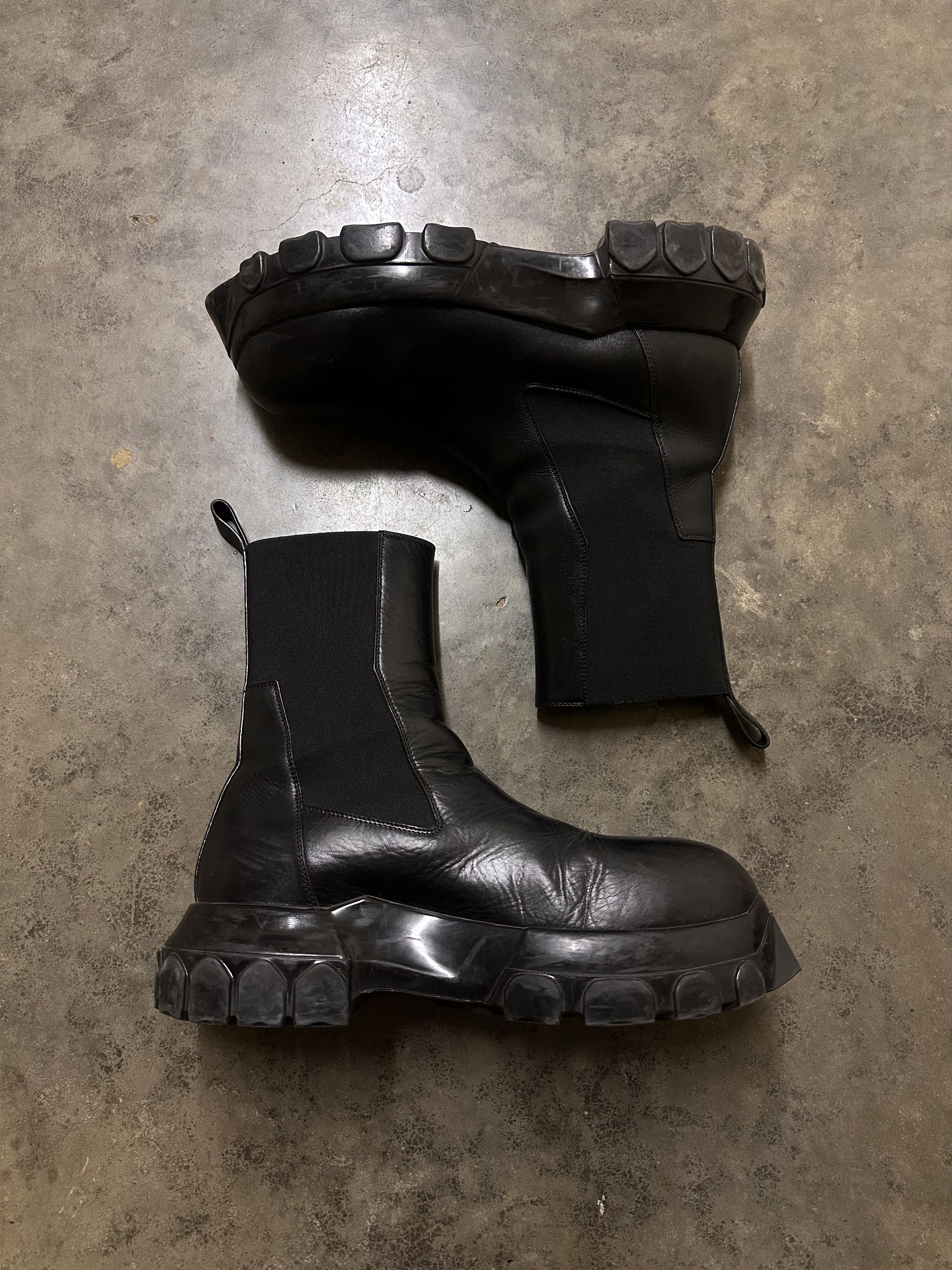 Rick Owens Rick Owens Polished Bozo Tractor Boots Size US 10 / EU 43 - 1 Thumbnail