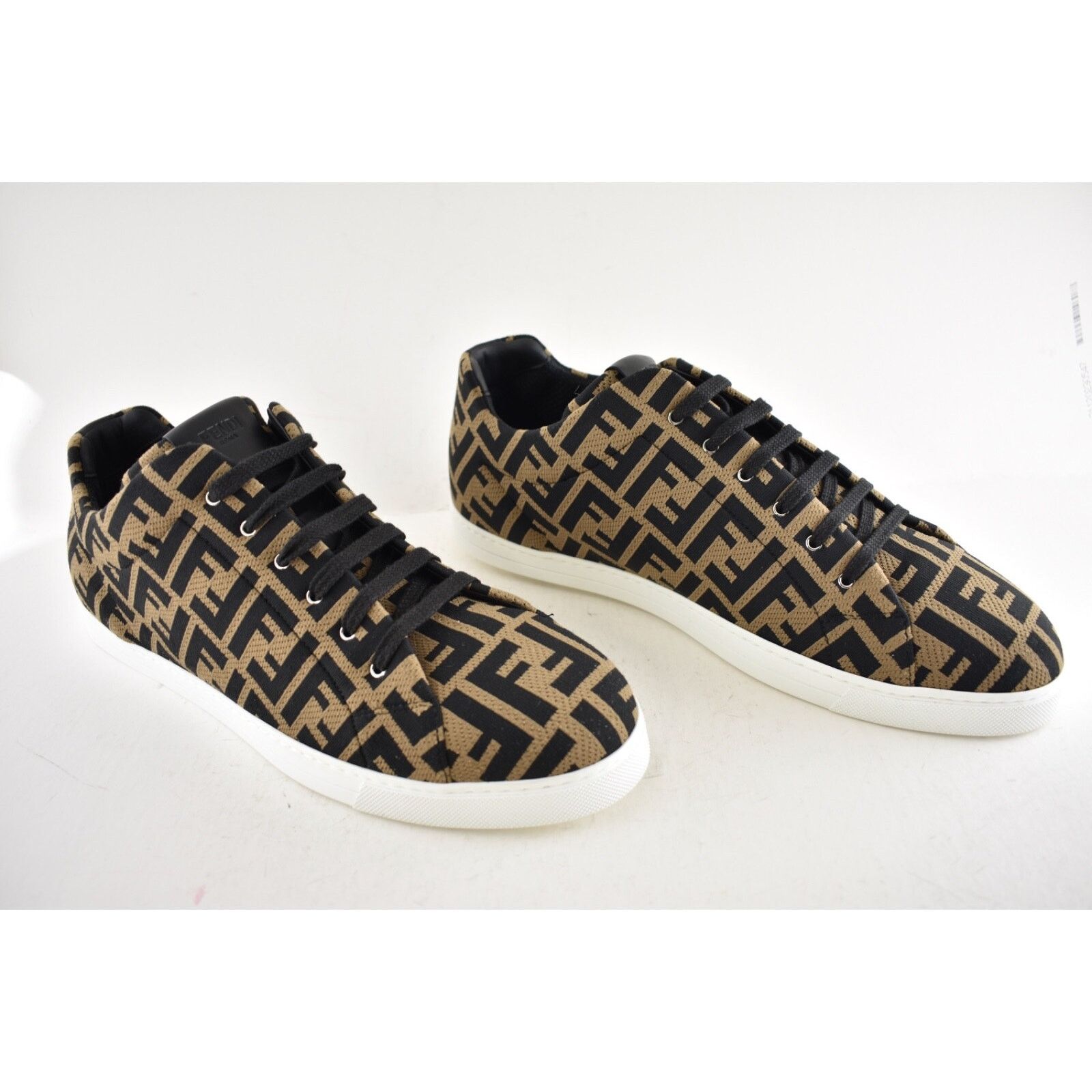 Fendi Fendi Forever Allover Logo Monogram Tabacco Brown Black Size US 13 / EU 46 - 4 Thumbnail