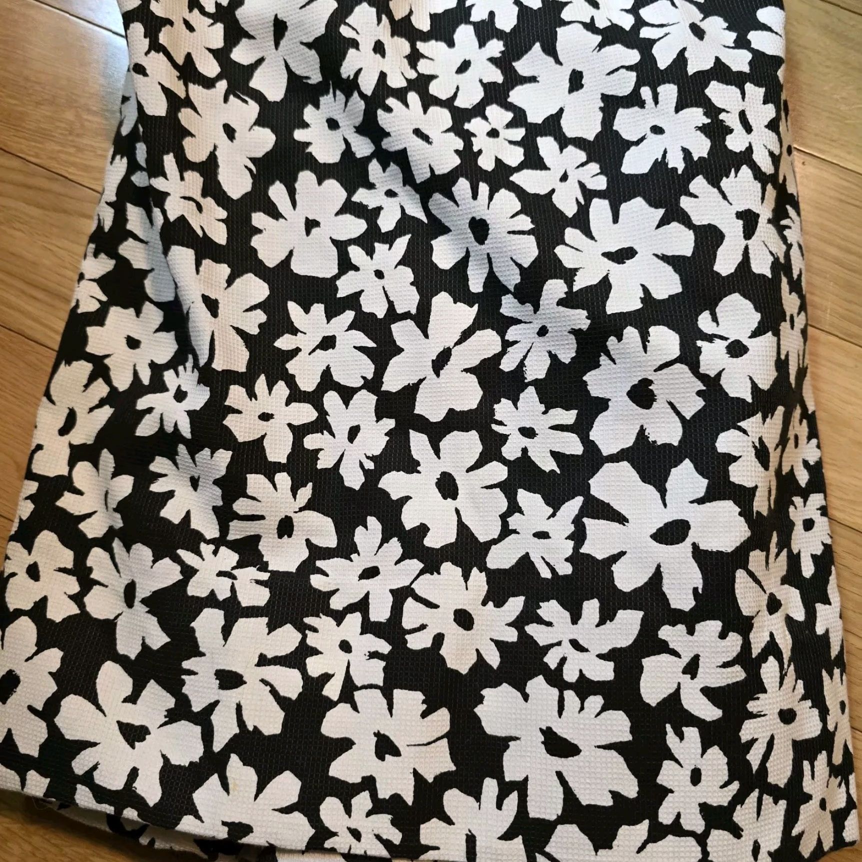 Vintage VINTAGE Victor Costa Dress Strapless Maxi White Polka Dot Flower Kick Pleat Size 2 Womens Size XS / US 0-2 / IT 36-38 - 2 Thumbnail