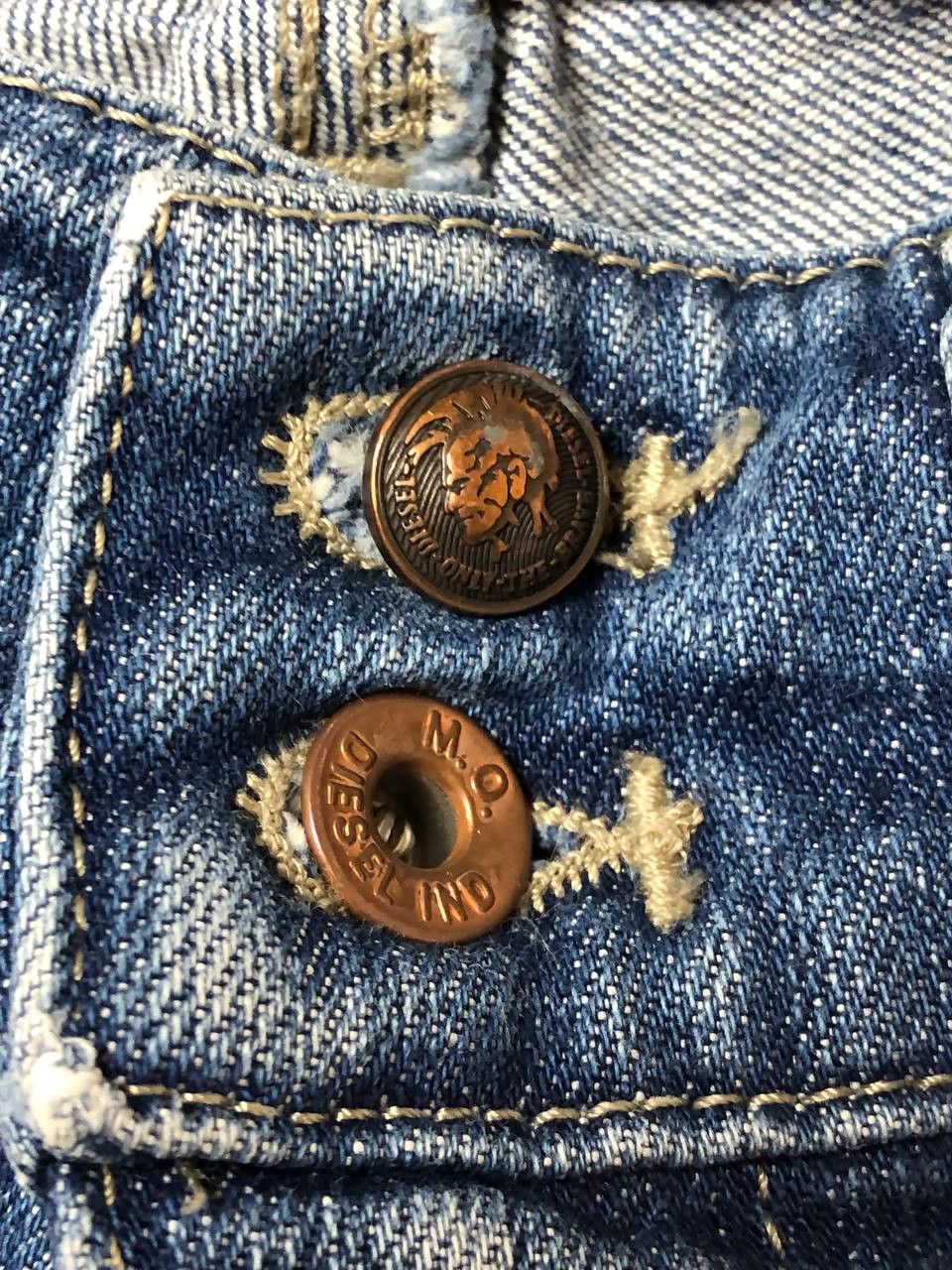 Diesel × Japanese Brand Vintage Diesel Y2K distressed Flare denim pants Size 30" / US 8 / IT 44 - 6 Thumbnail