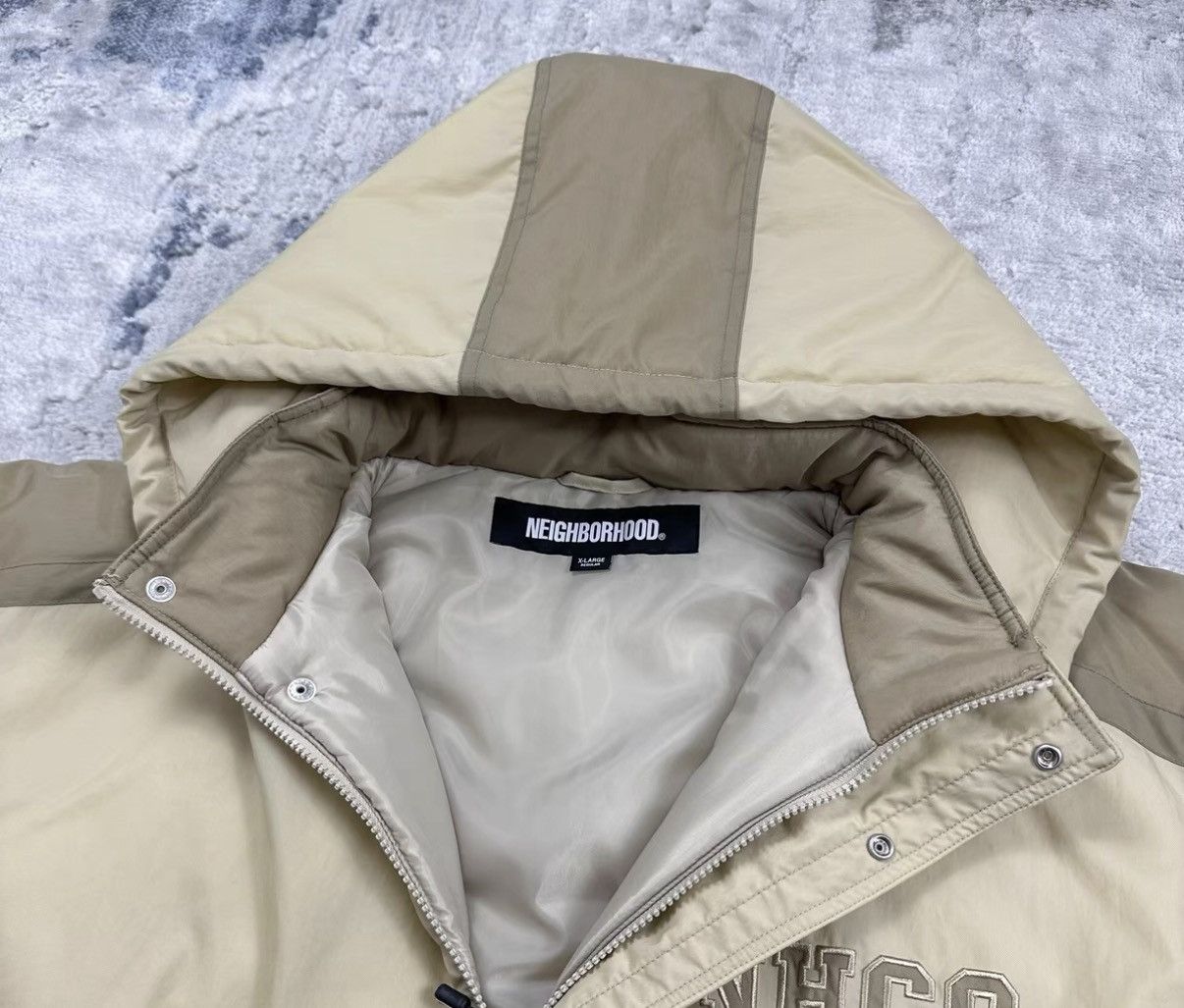 Neighborhood NEIGHBORHOOD TEAM JK.NY 22AW Hooded Cotton Jacket J16 Size US XL / EU 56 / 4 - 4 Thumbnail