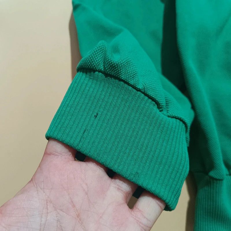 Lacoste Vintage 80s 90s Chemise Lacoste Club Green Zip Up Hoodie M Size US M / EU 48-50 / 2 - 11 Thumbnail