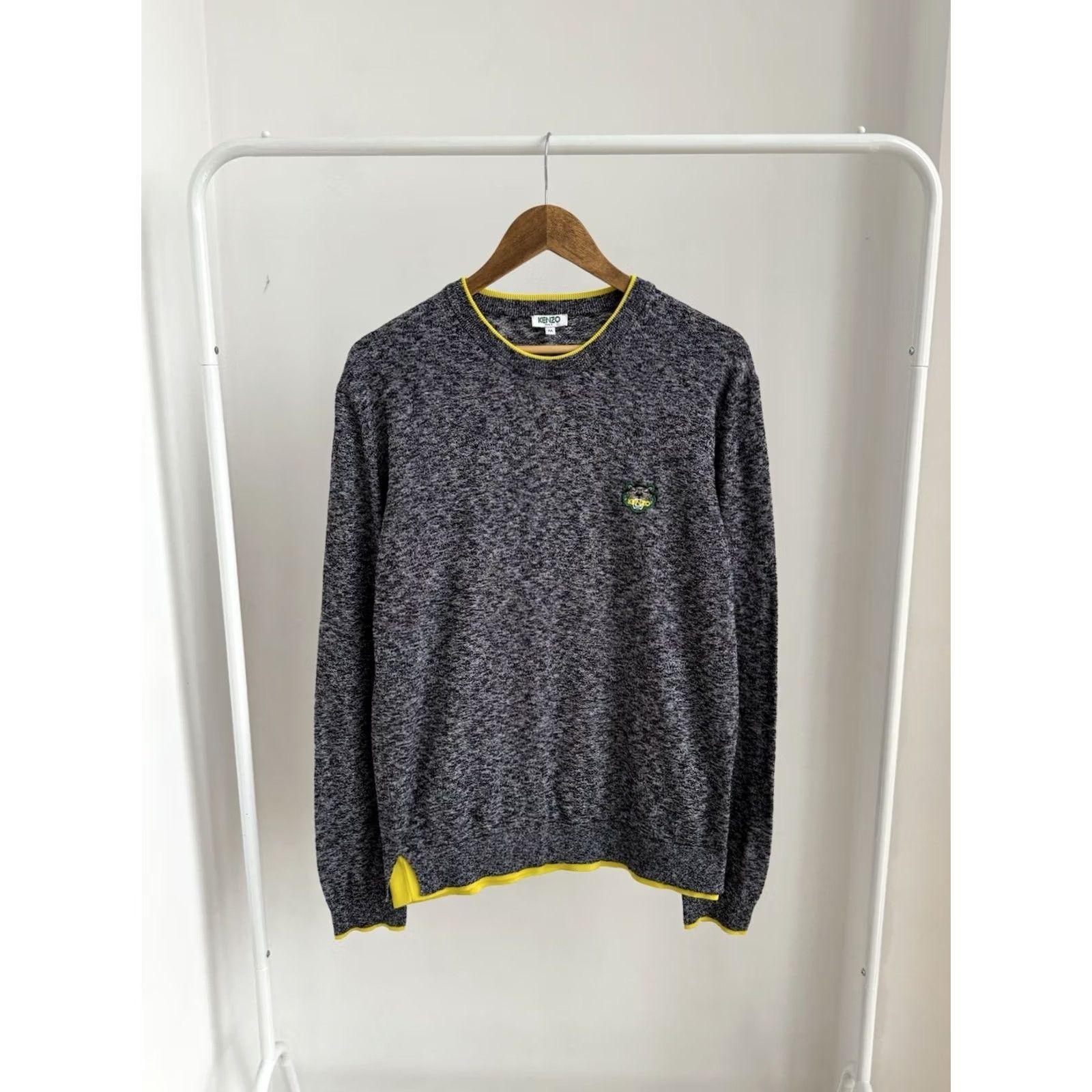 Kenzo KENZO PARIS Crew Neck Pullover Gray Sweatshirt Embroidered Logo Men M Vintage Size US M / EU 48-50 / 2 - 2 Thumbnail