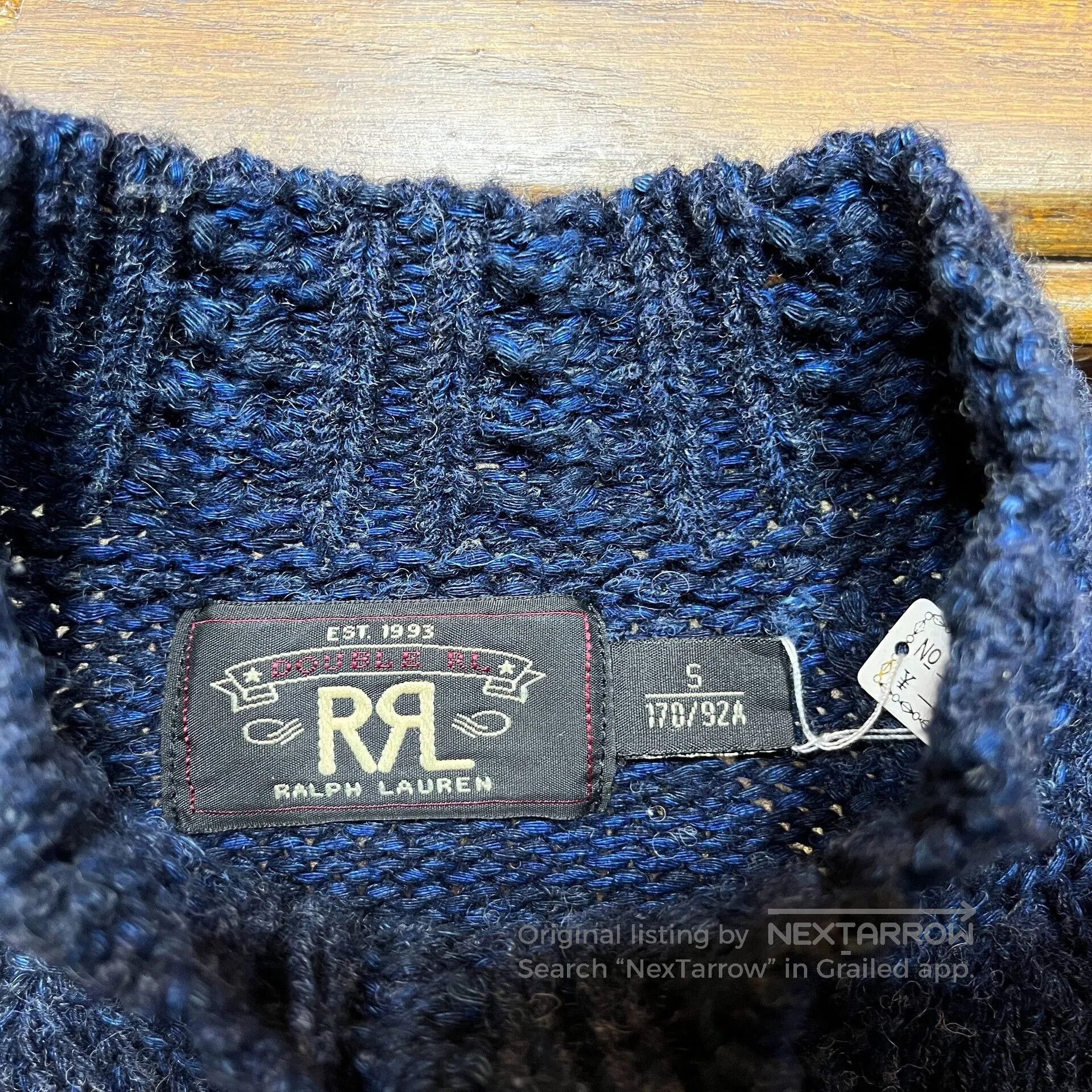 RRL Ralph Lauren rrl vintage wool sweater by polo ralph lauren. Size US S / EU 44-46 / 1 - 3 Thumbnail