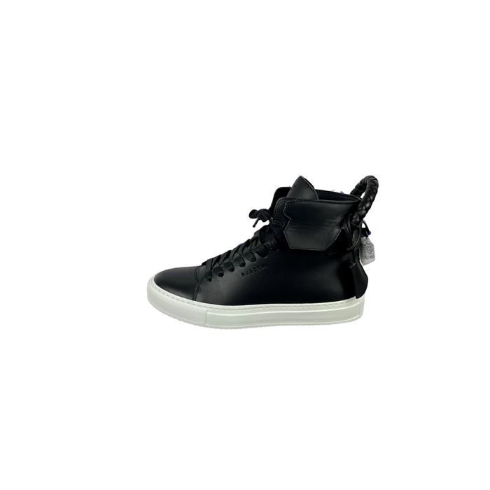 Buscemi Buscemi Womens 125MM Weave Black Leather Sneaker US 7